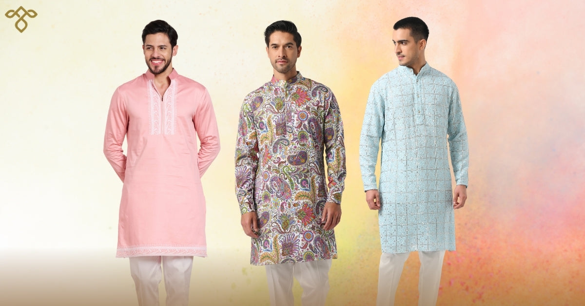How to Style Men's Kurta Pajama for Holi 2024