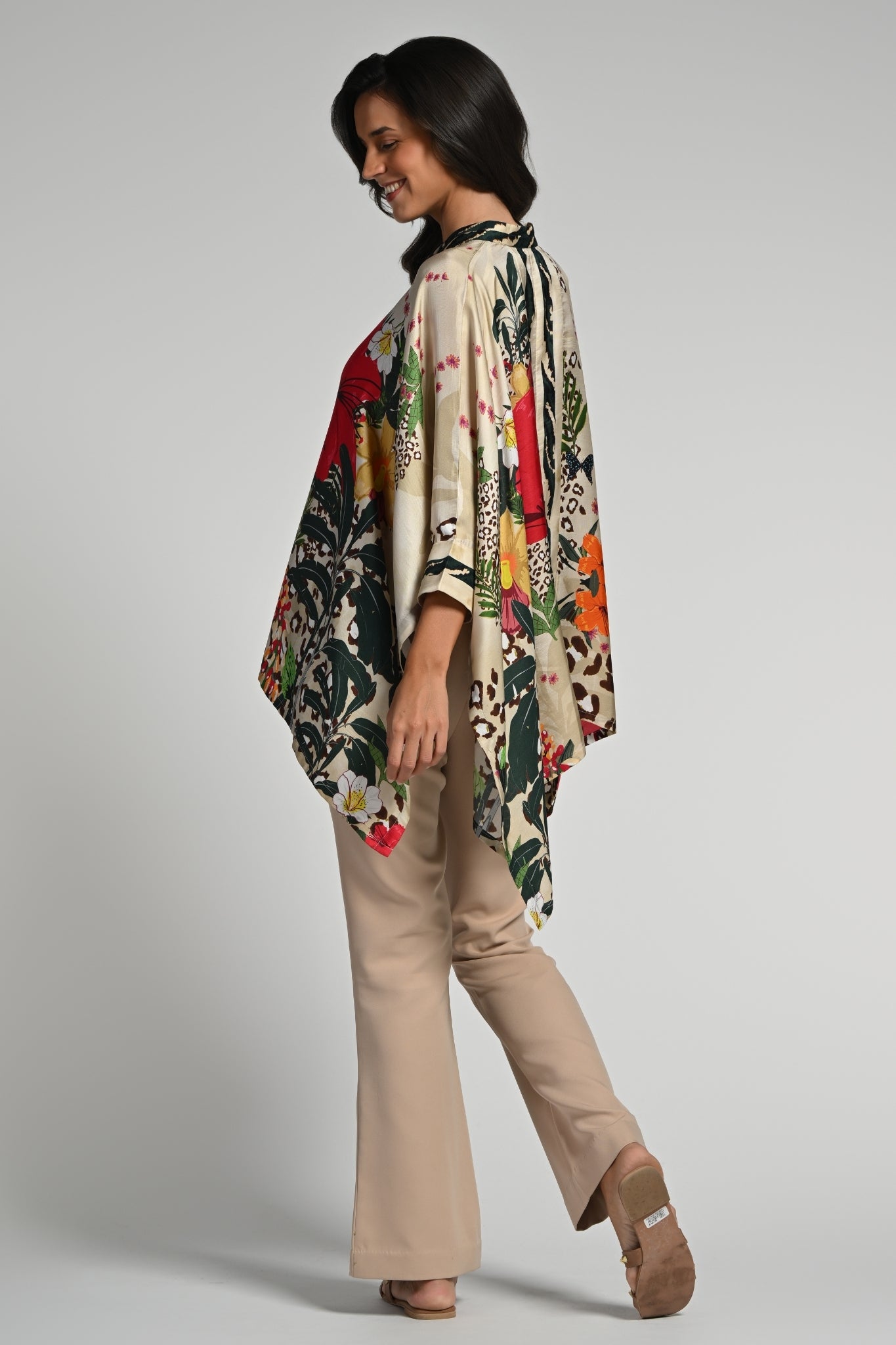 Taroob Jungle Rhapsody Silk Shirt