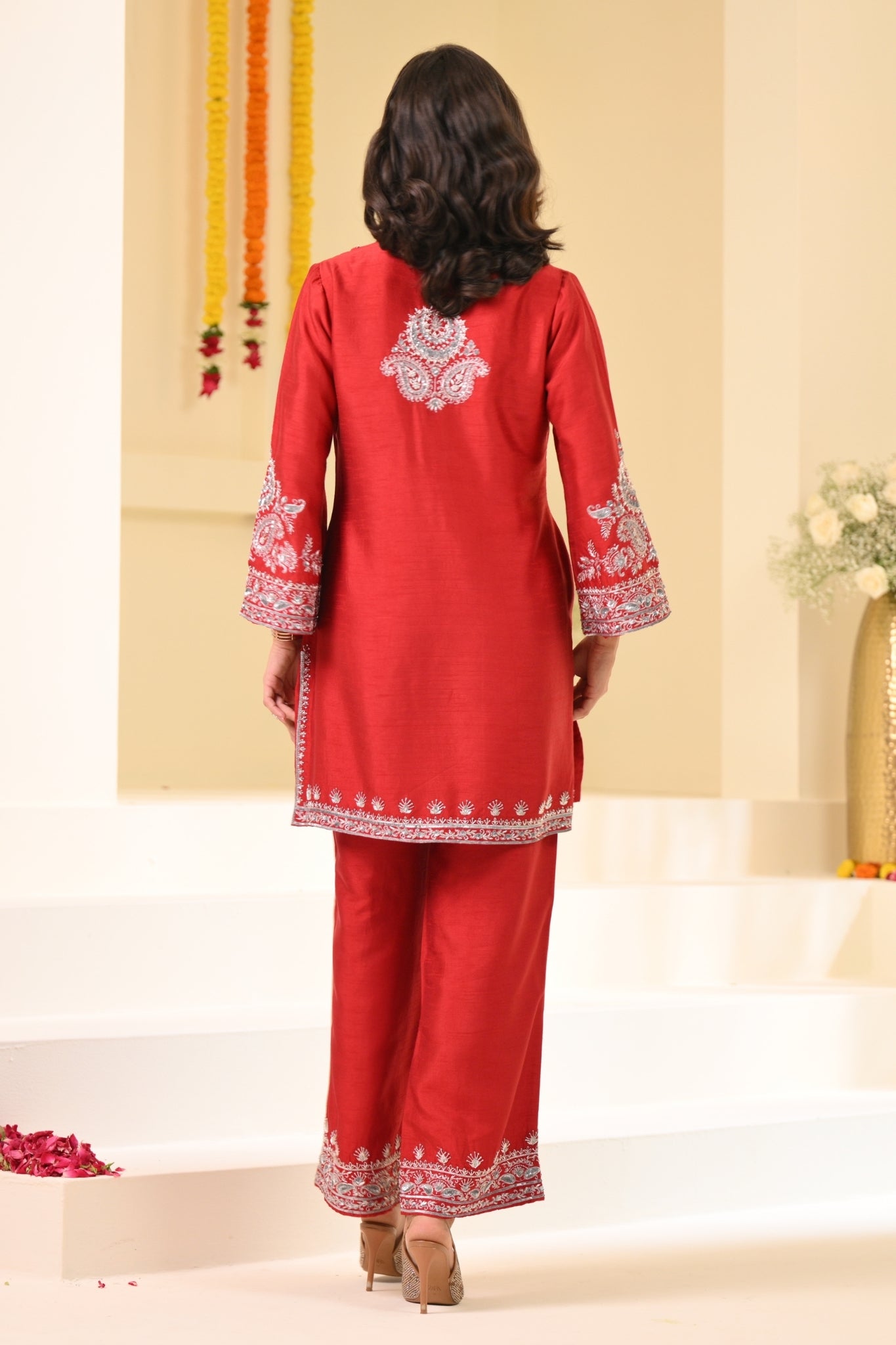 Taroob Chand Bagh Hand Embellished Kurta Set