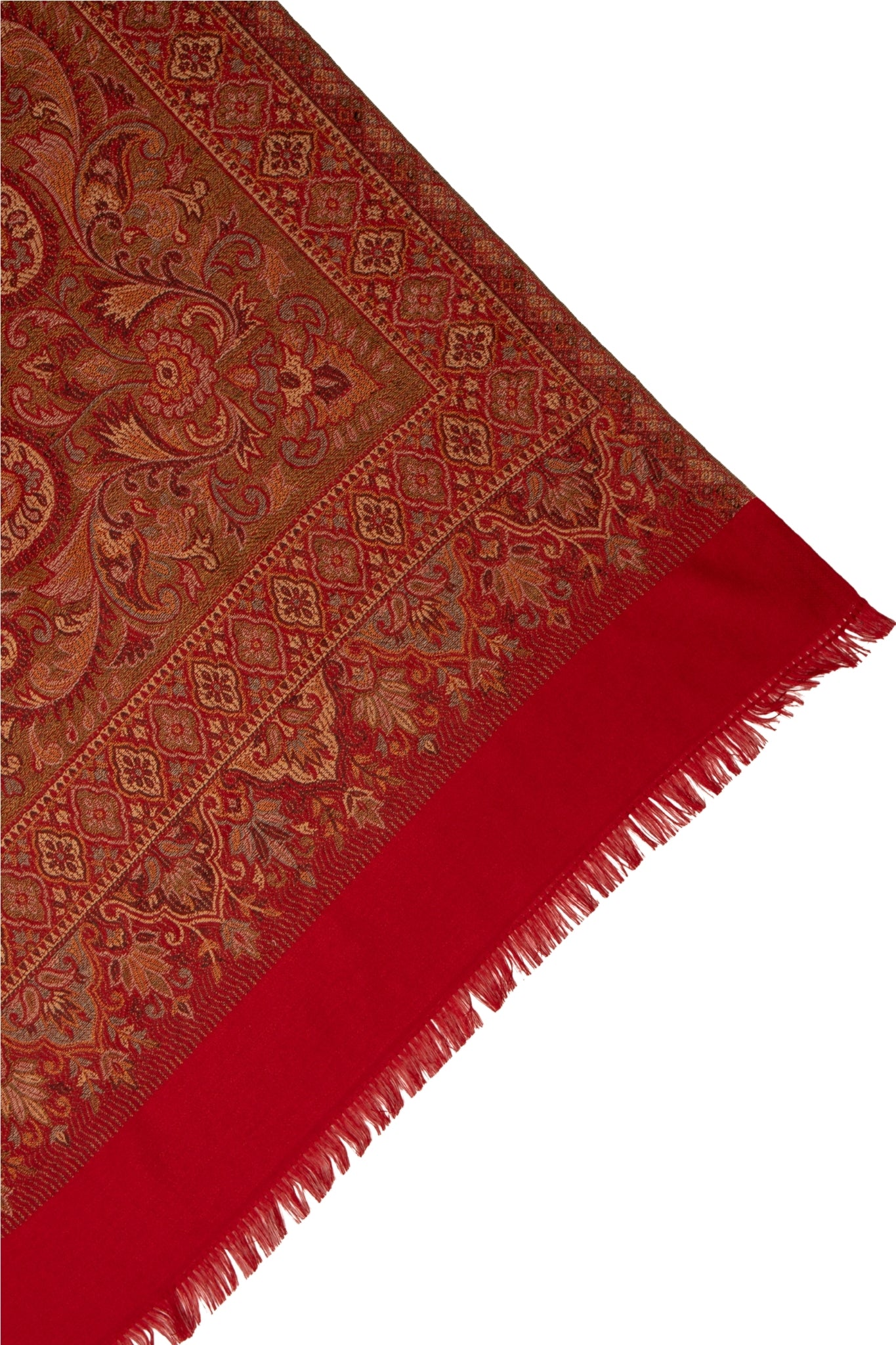Taroob Faux Pashmina Antique Jamawar Shawl