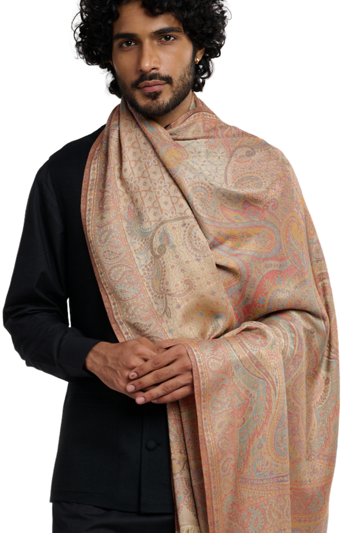 Men's Regal Paisley Jamawar Stole