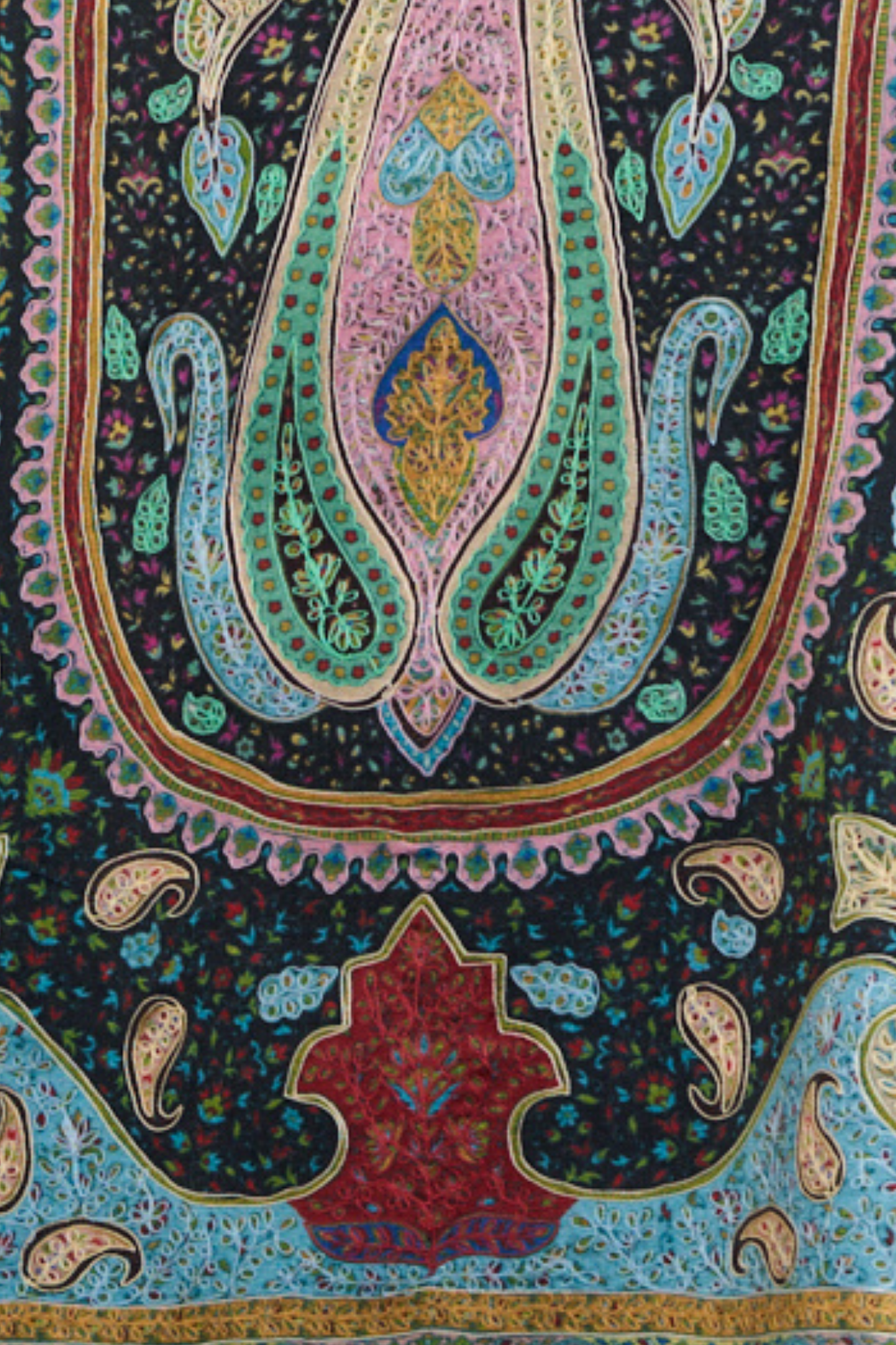 Heritage Embroidered Kalamkari Cape