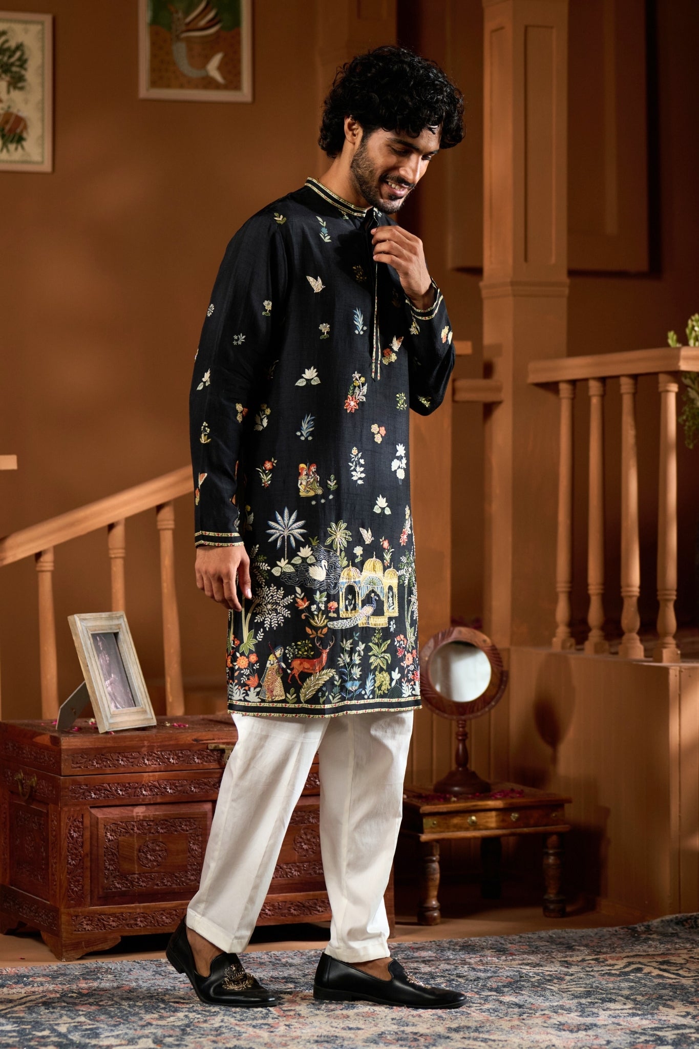 Taroob Noor-e-Kashmir Embroidered Kurta Pajama Set