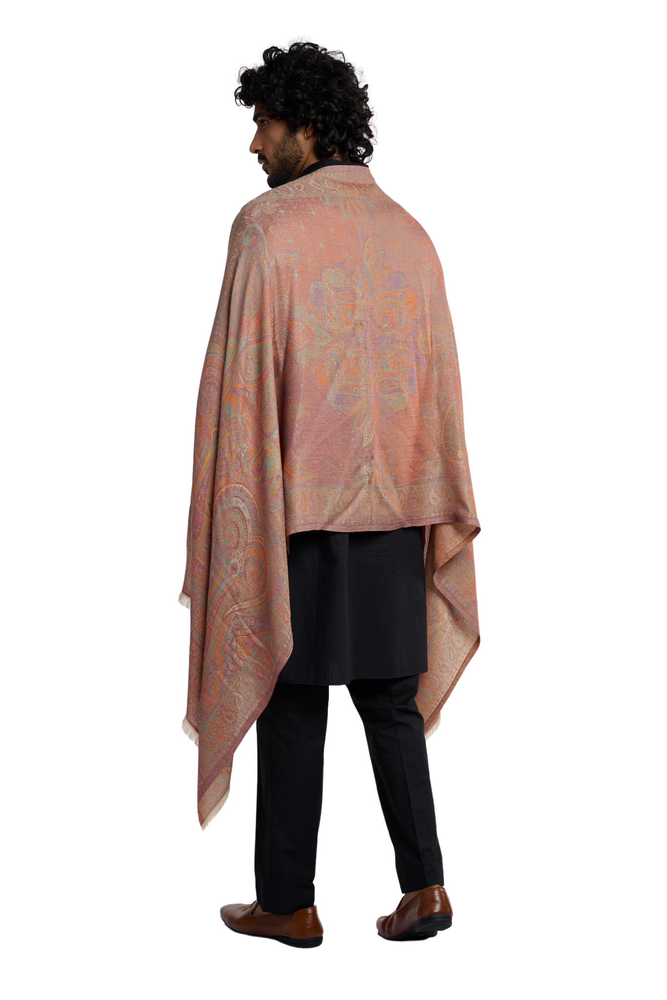 Men's Regal Paisley Jamawar Stole