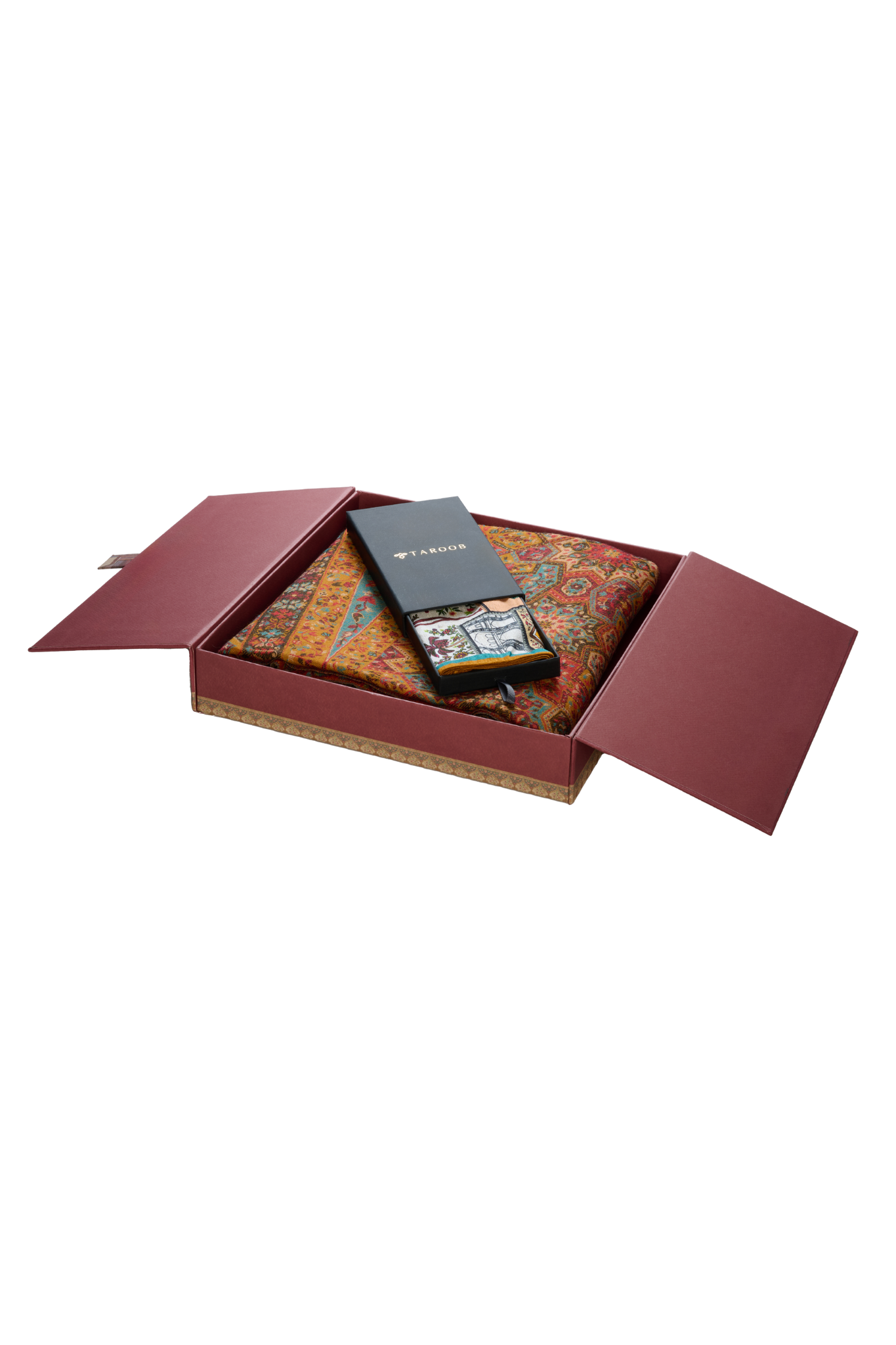 His & Her Gift Set of Women's Kaani Shawl & Men's Pocket Square