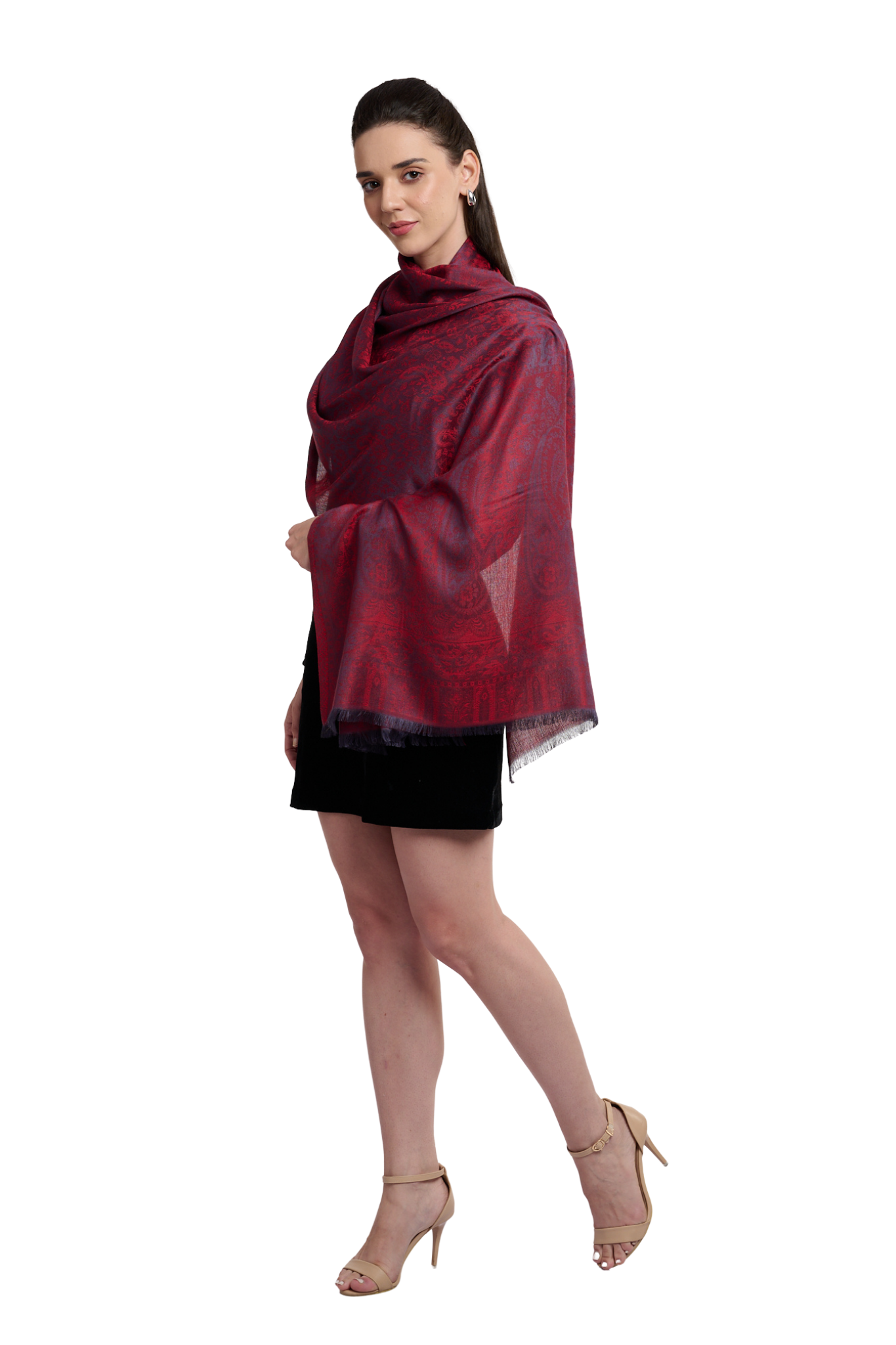 Women's Super Fine Silk Jamawar Stole