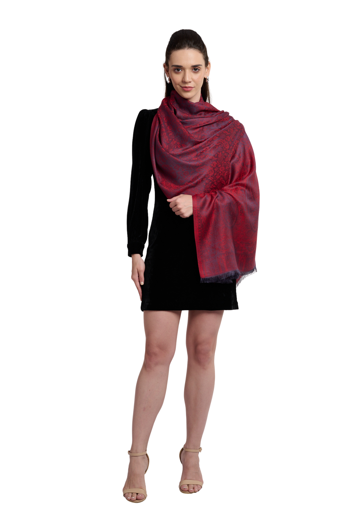 Women's Super Fine Silk Jamawar Stole