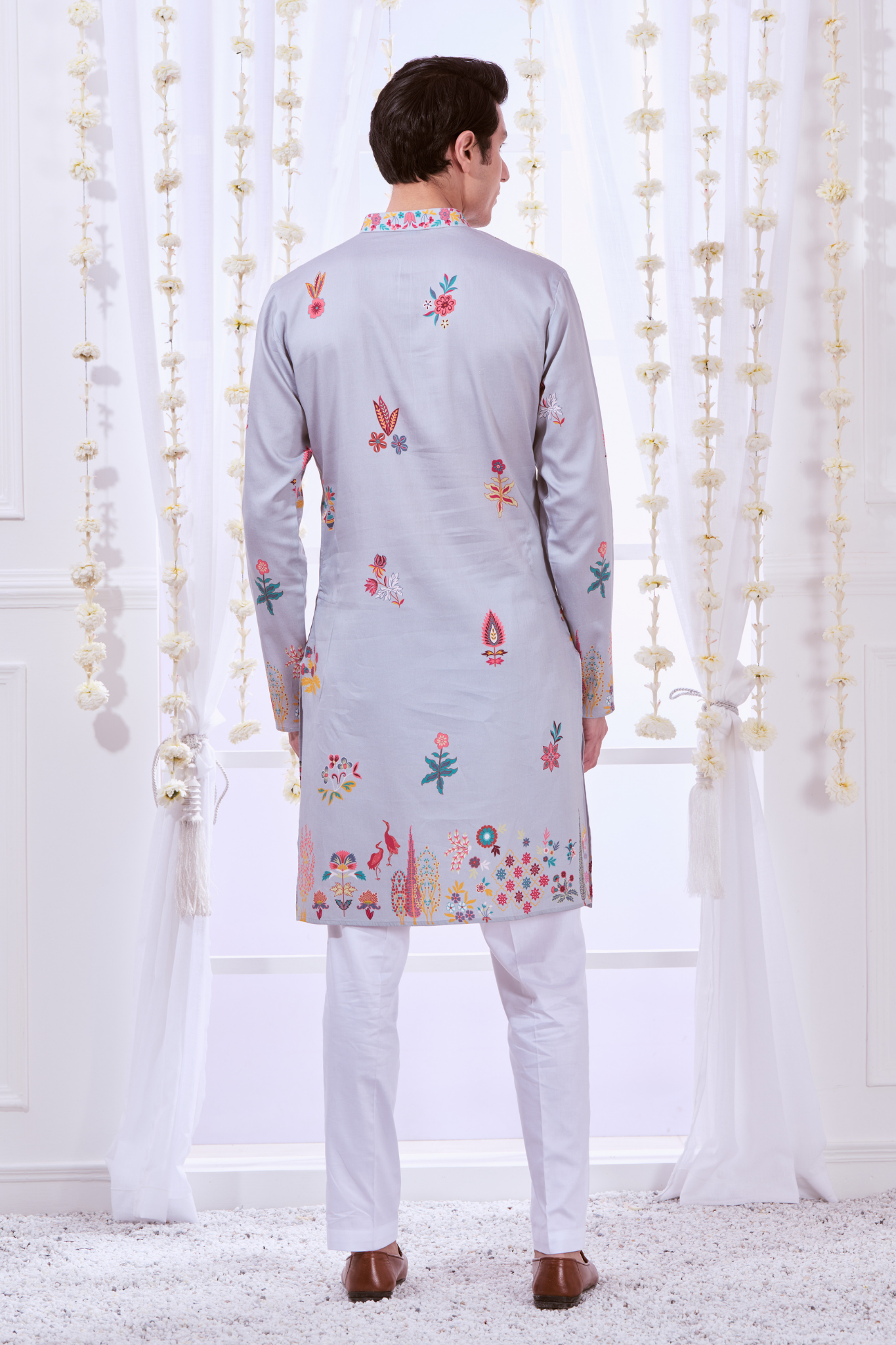 Nizam Kalamkari Printed Kurta Pajama Set
