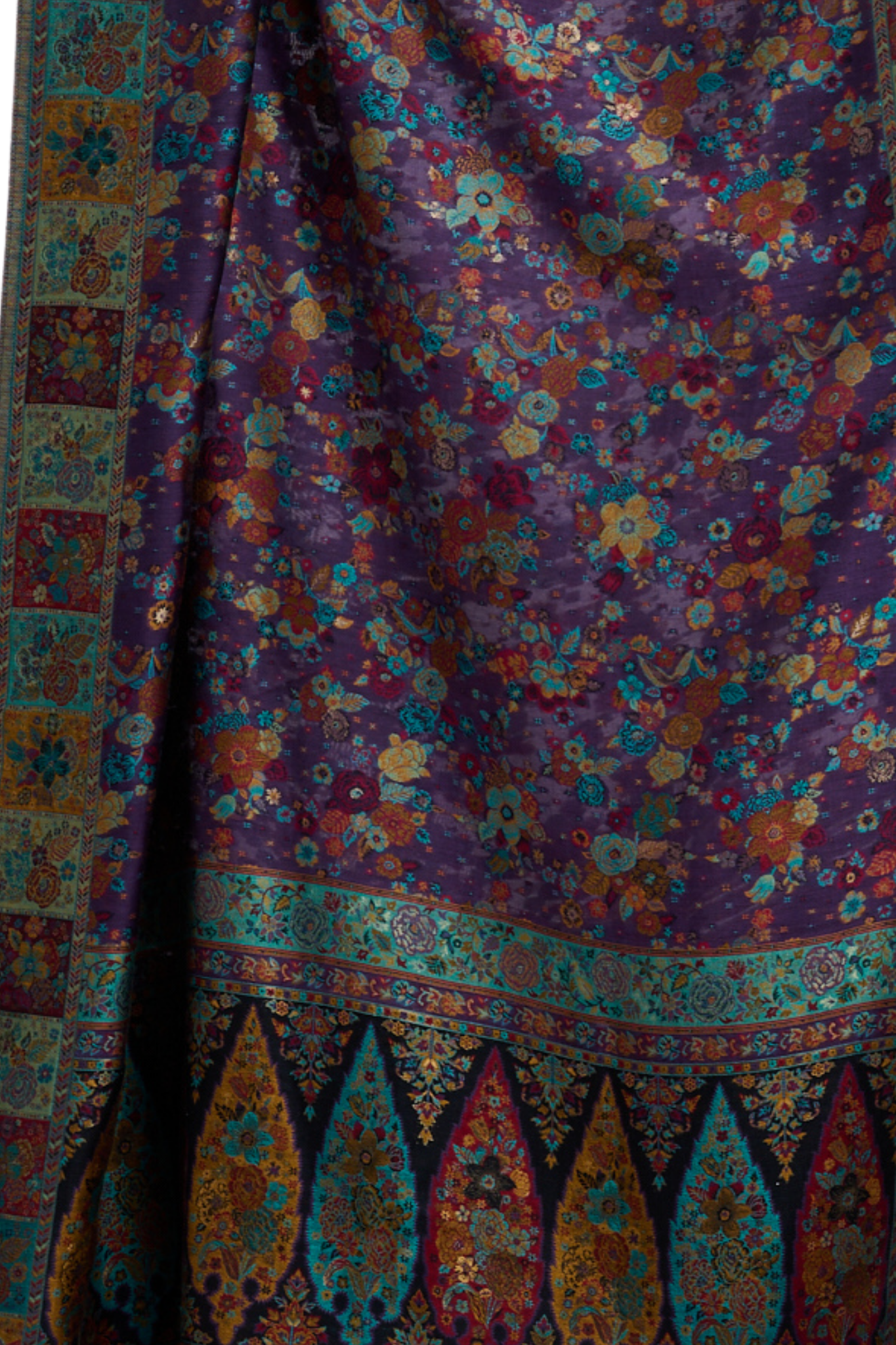 Women's Silk Floral Kaani Shawl , Women's Dupatta