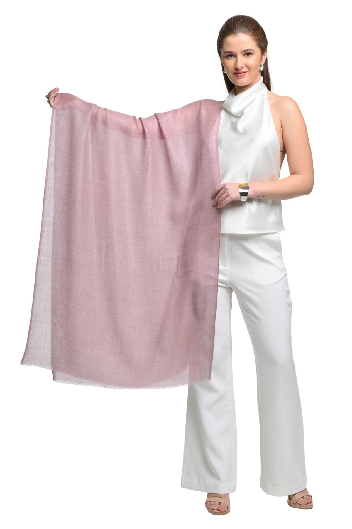 Taroob Gift Set of Soft Merino Wool Shimmer Scarf for Her