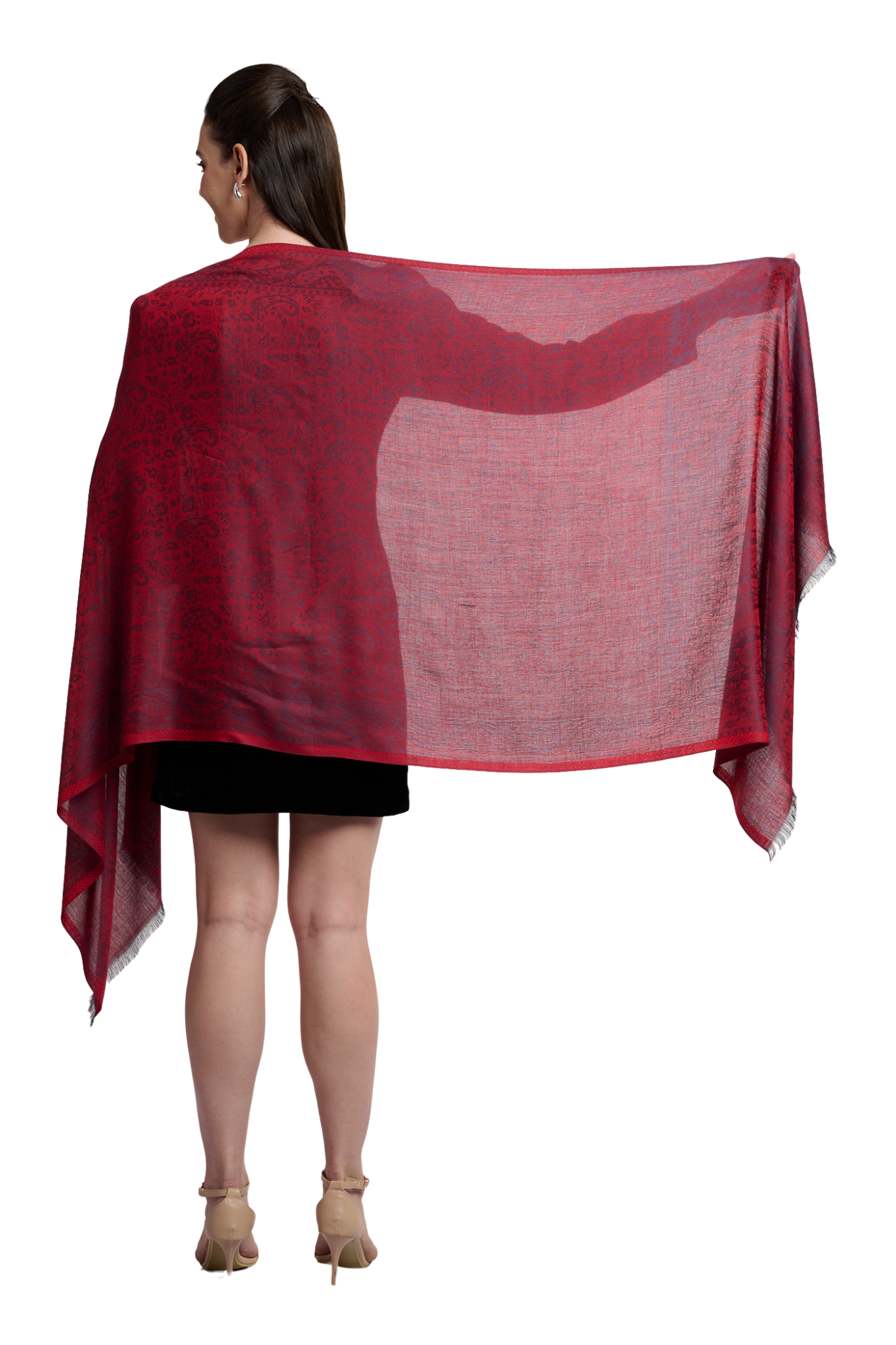 Women's Super Fine Silk Jamawar Stole