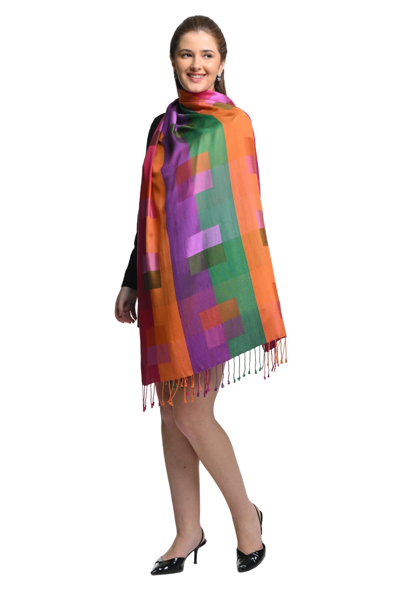 Women Pure Indian Silk Stoles