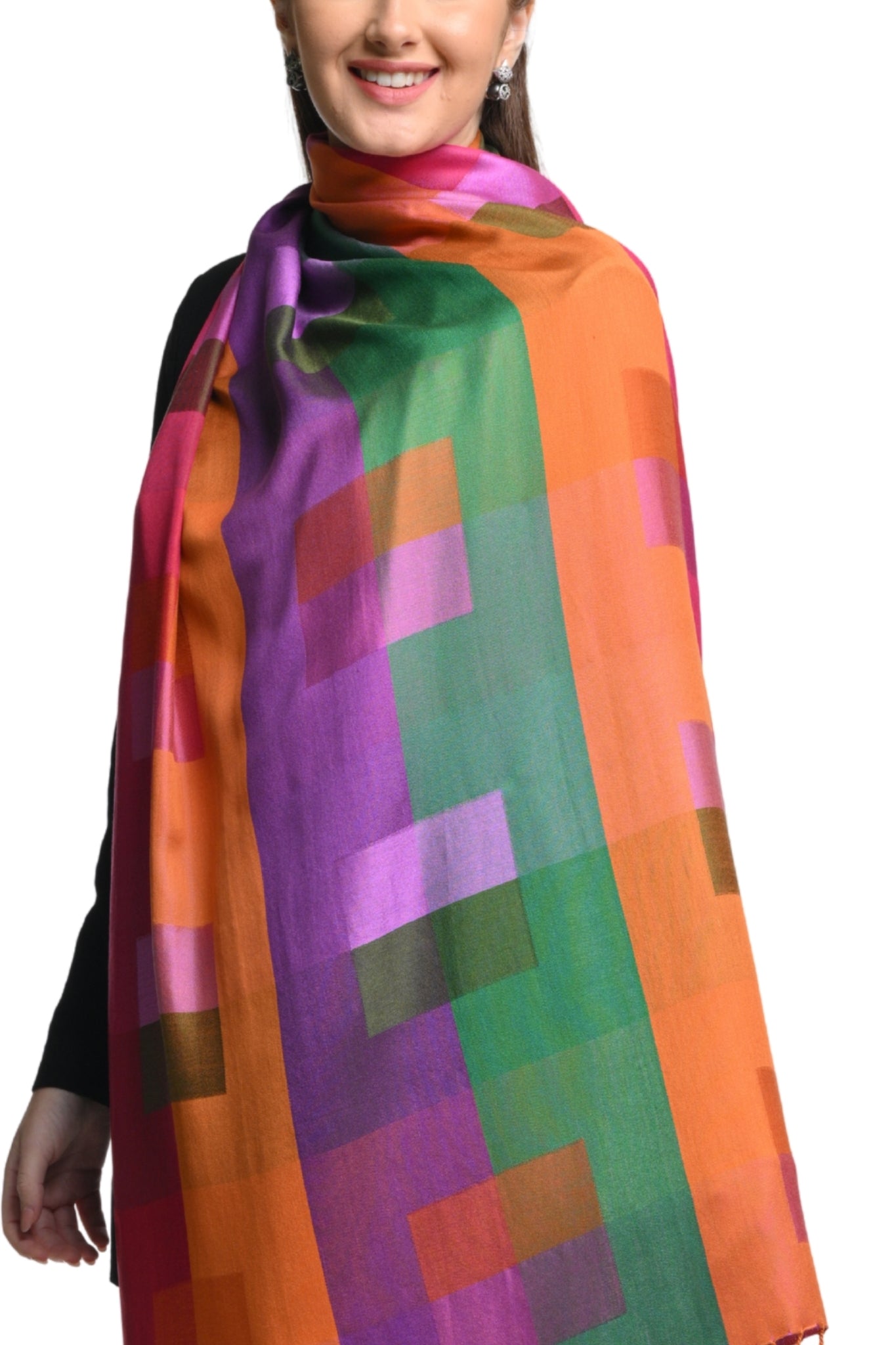 Women Pure Indian Silk Stoles