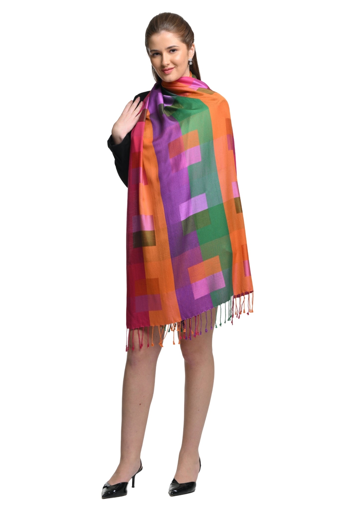 Women Pure Indian Silk Stoles