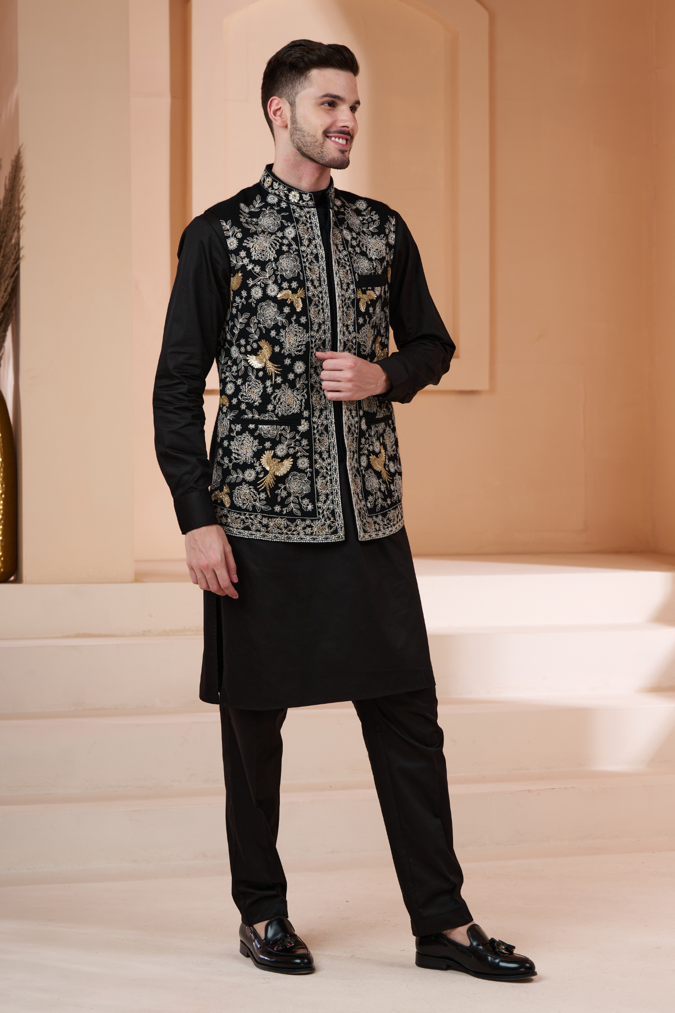 Hand Embellished Couture Masterpiece Nehru Jacket