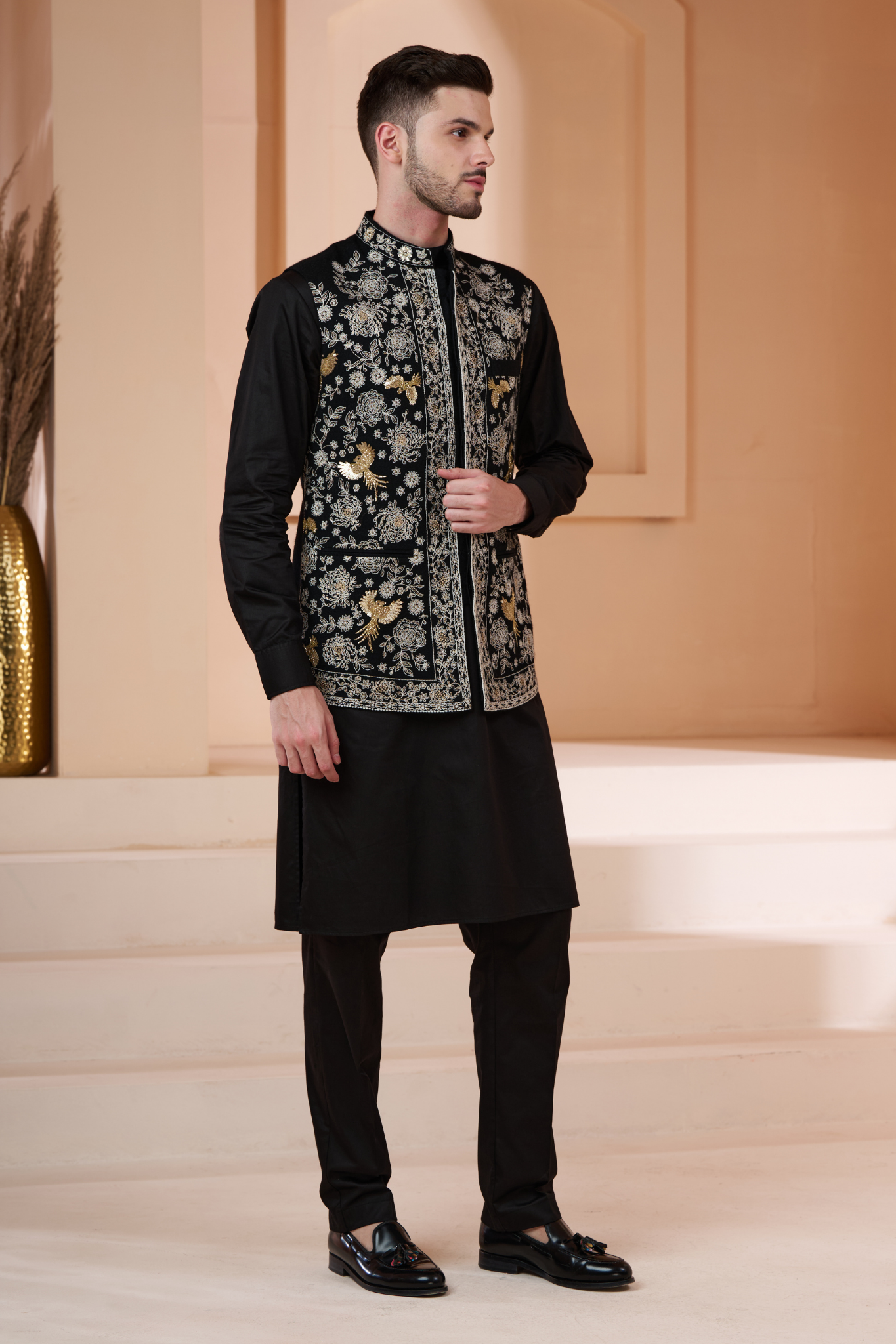 Hand Embellished Couture Masterpiece Nehru Jacket