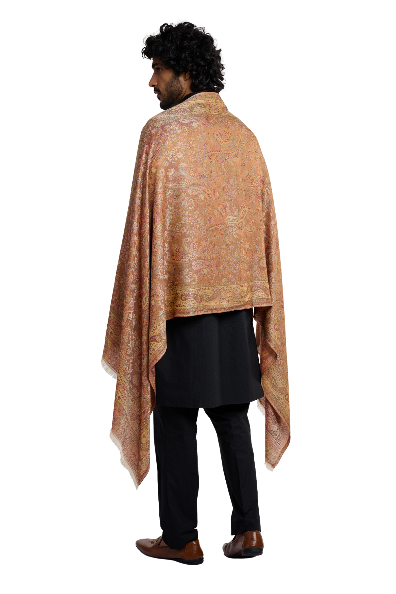 Men's Regal Paisley Jamawar Stole