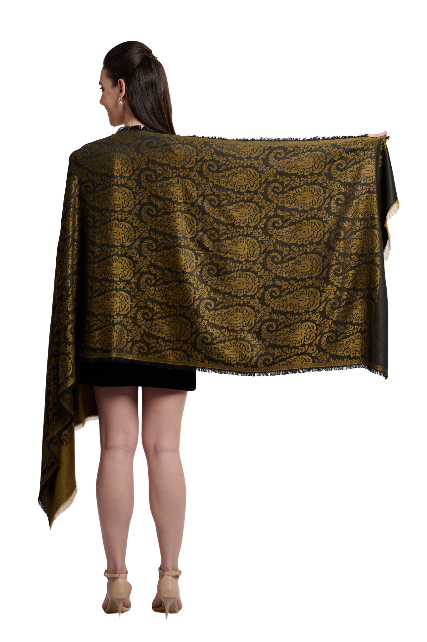 Women's Royal Silk Jamawar Stole