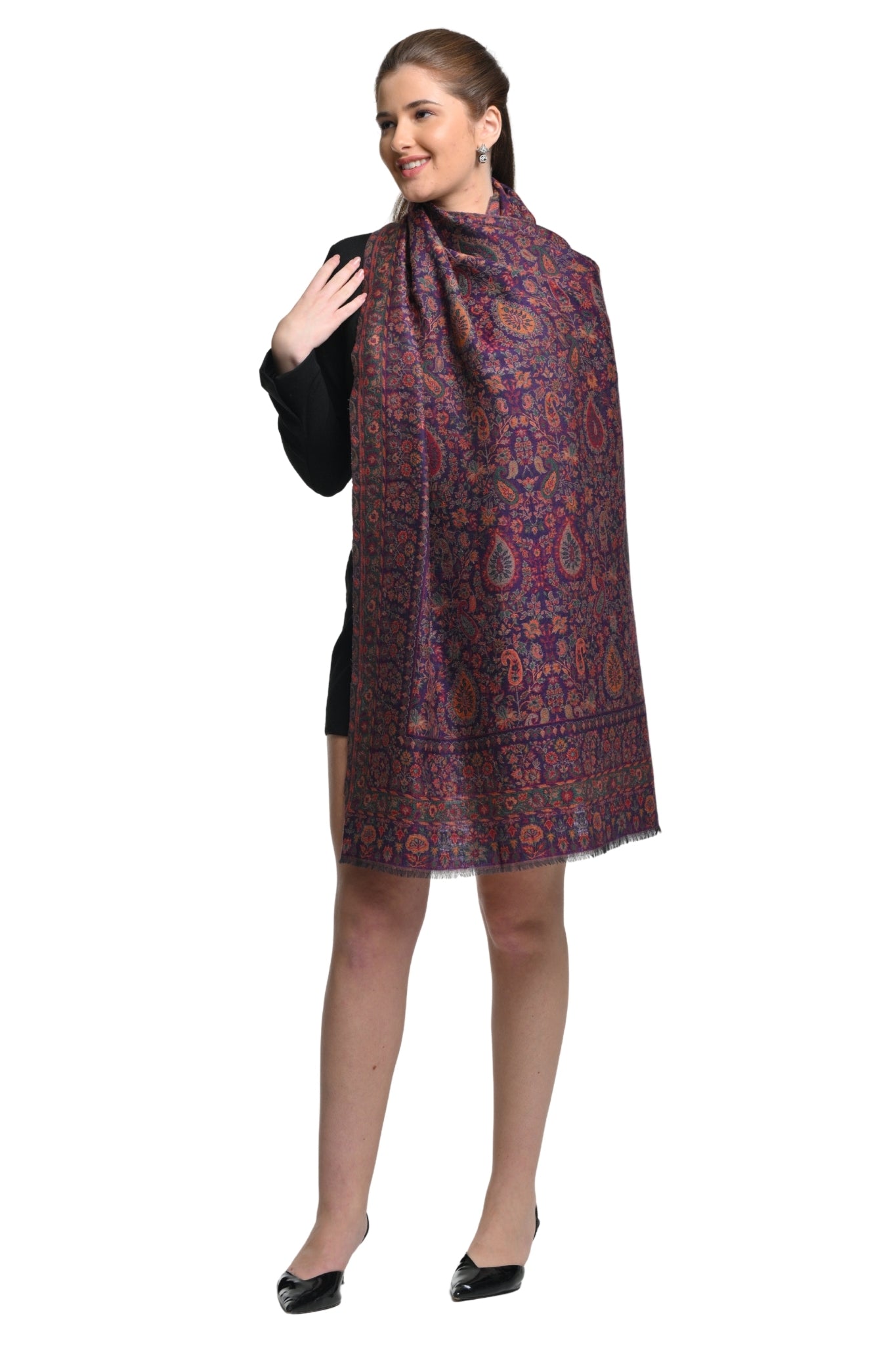 Taroob Fine Wool Kashmiri Kaani Stole