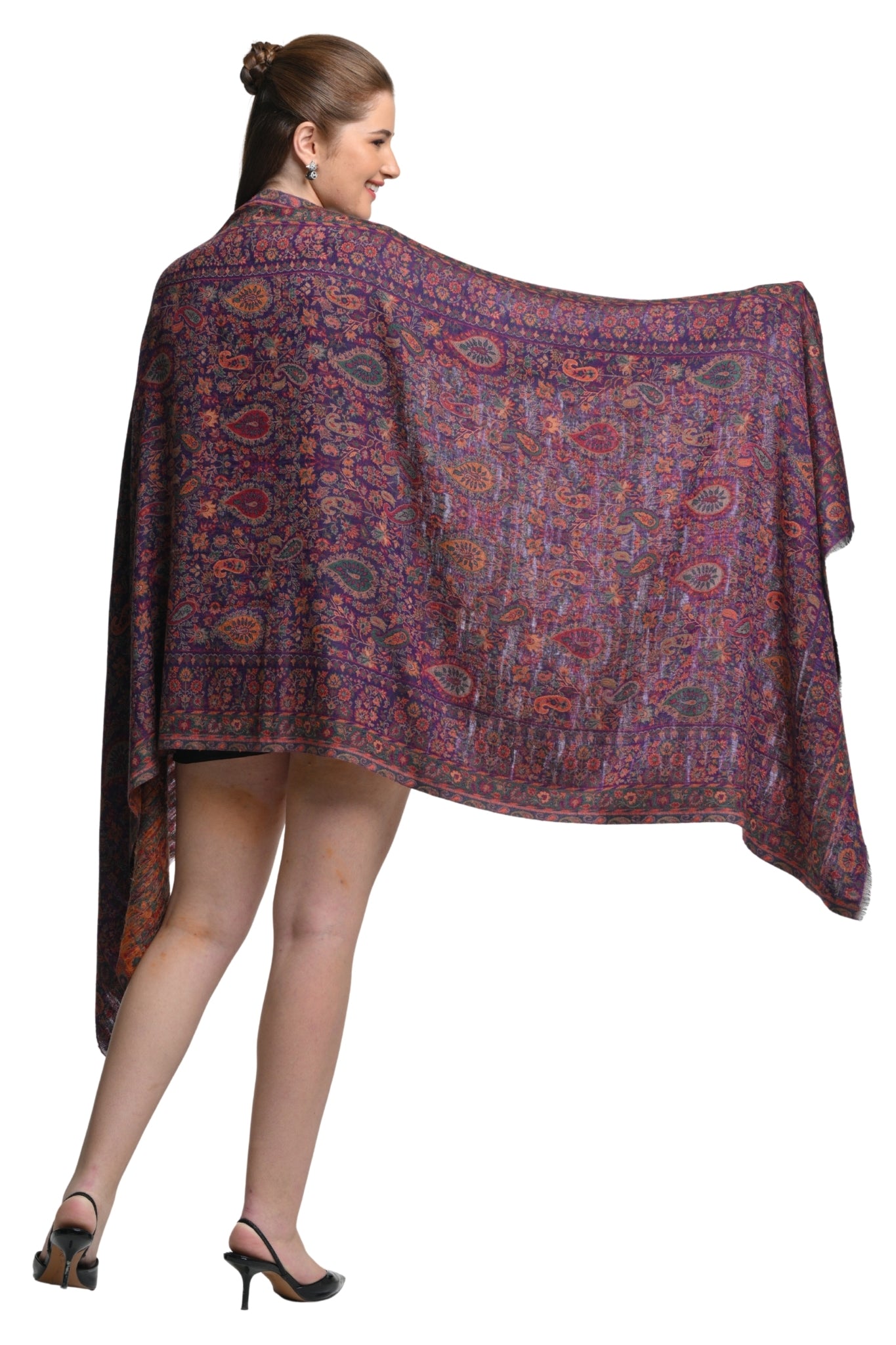 Taroob Fine Wool Kashmiri Kaani Stole