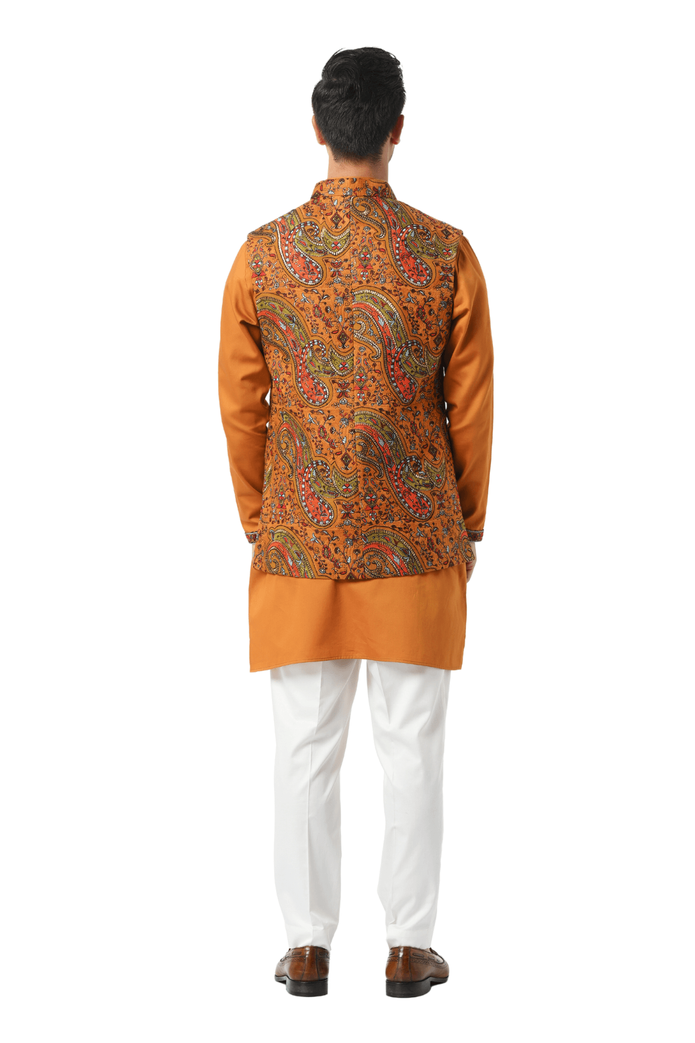 Bold Paisley Embroidered Modi Jacket , Men's Bandi