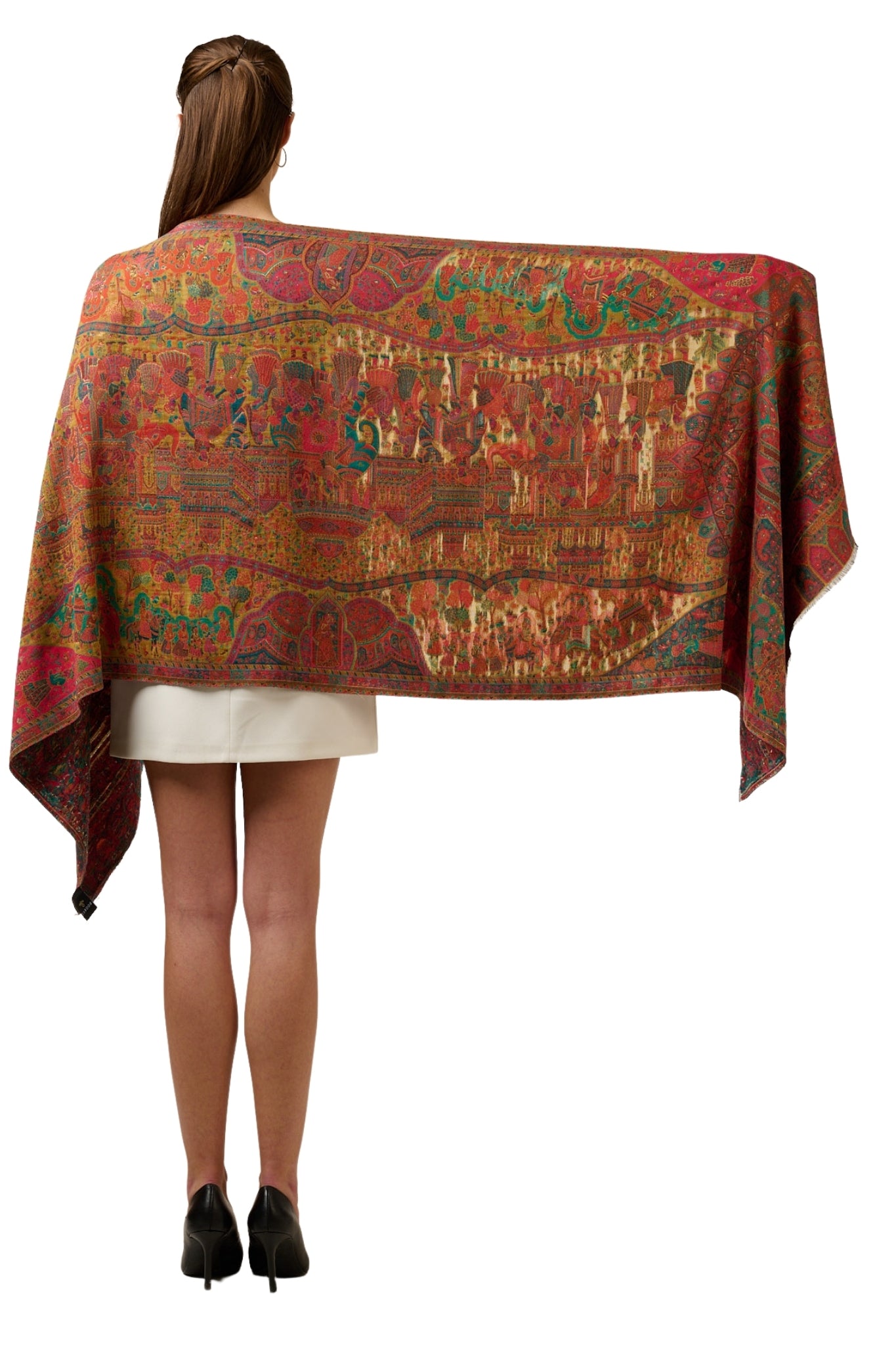 Taroob Royal Raj-Baraat Wool Kaani Stole