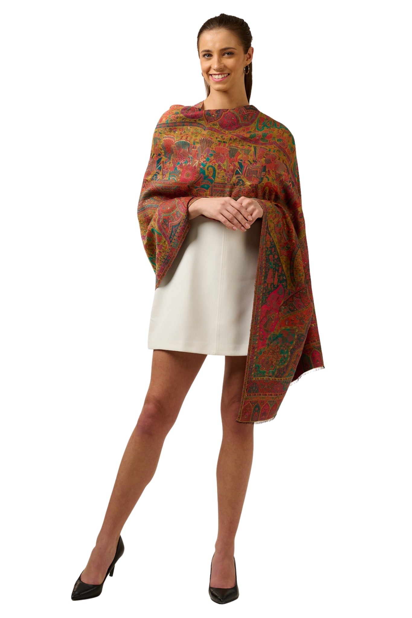 Taroob Royal Raj-Baraat Wool Kaani Stole