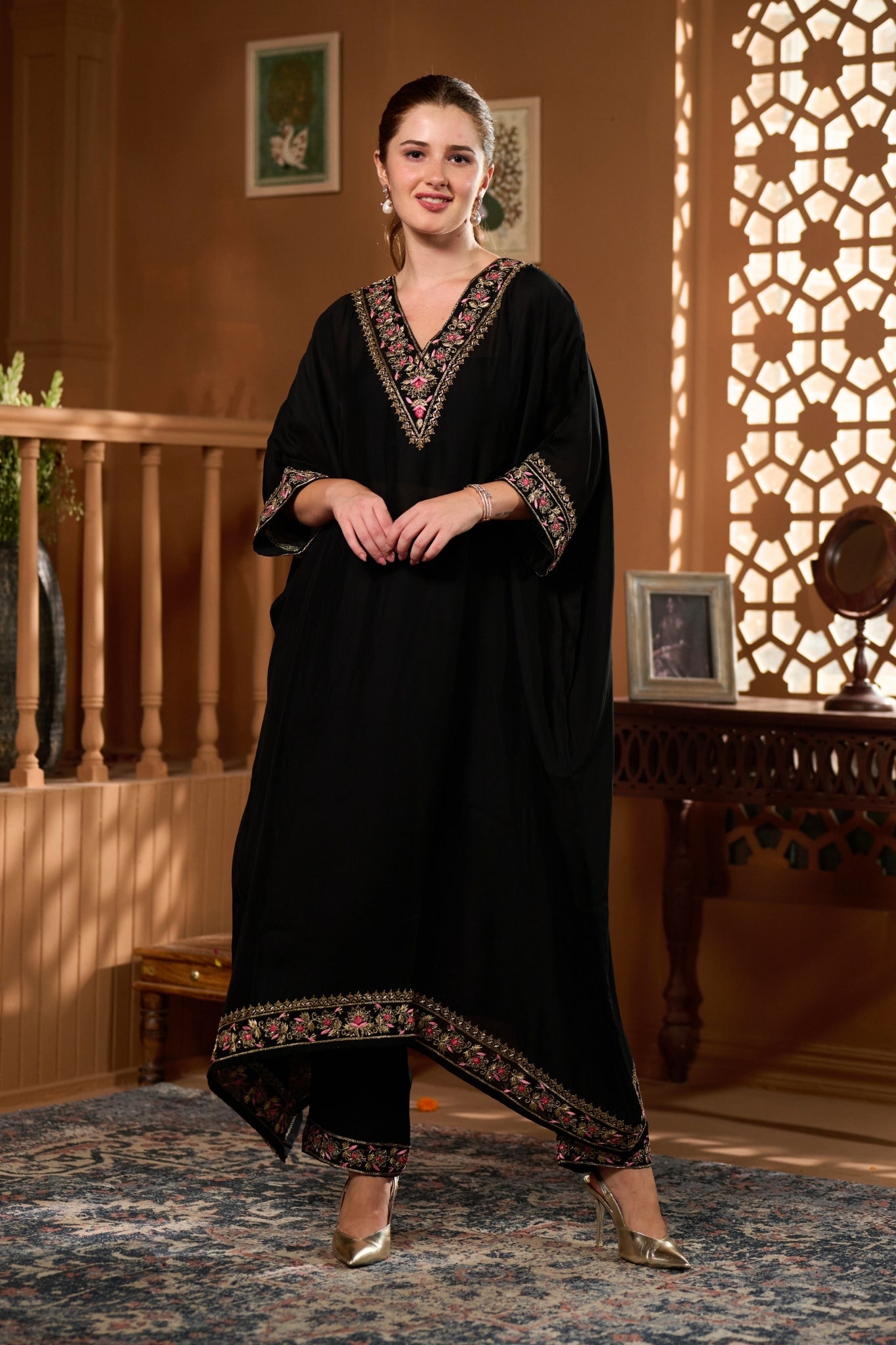 Taroob Hand Embellished Choga Set