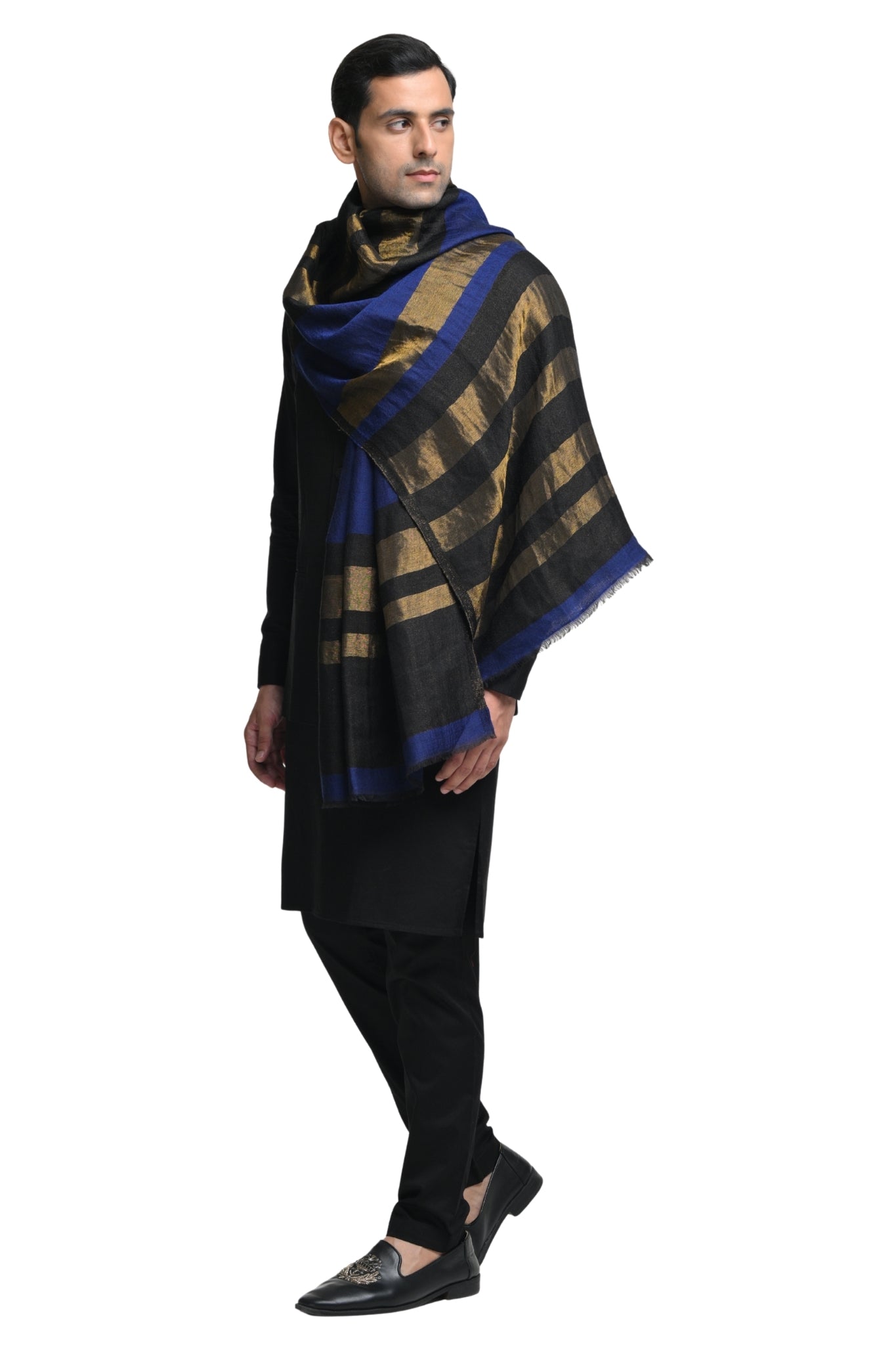 Taroob Uber Rich Wool Zari Stole