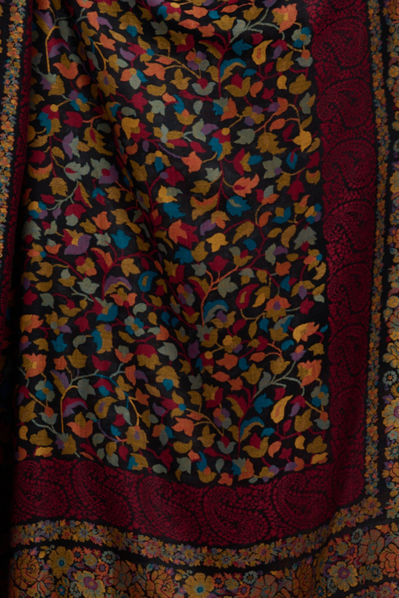 Women's Ehtnic All Over Fine Wool Kaani Shawl