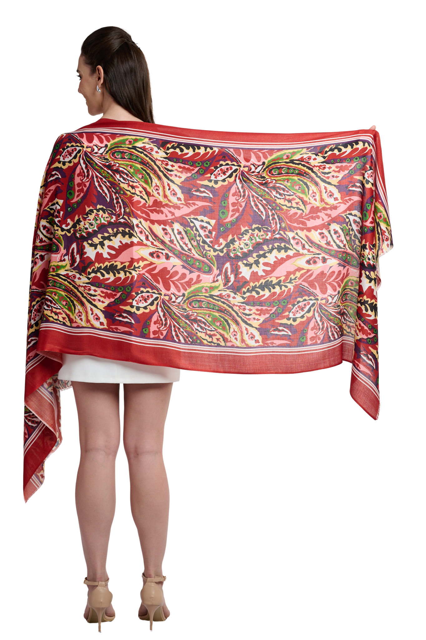 Women's Printed Modal Paisley Scarf