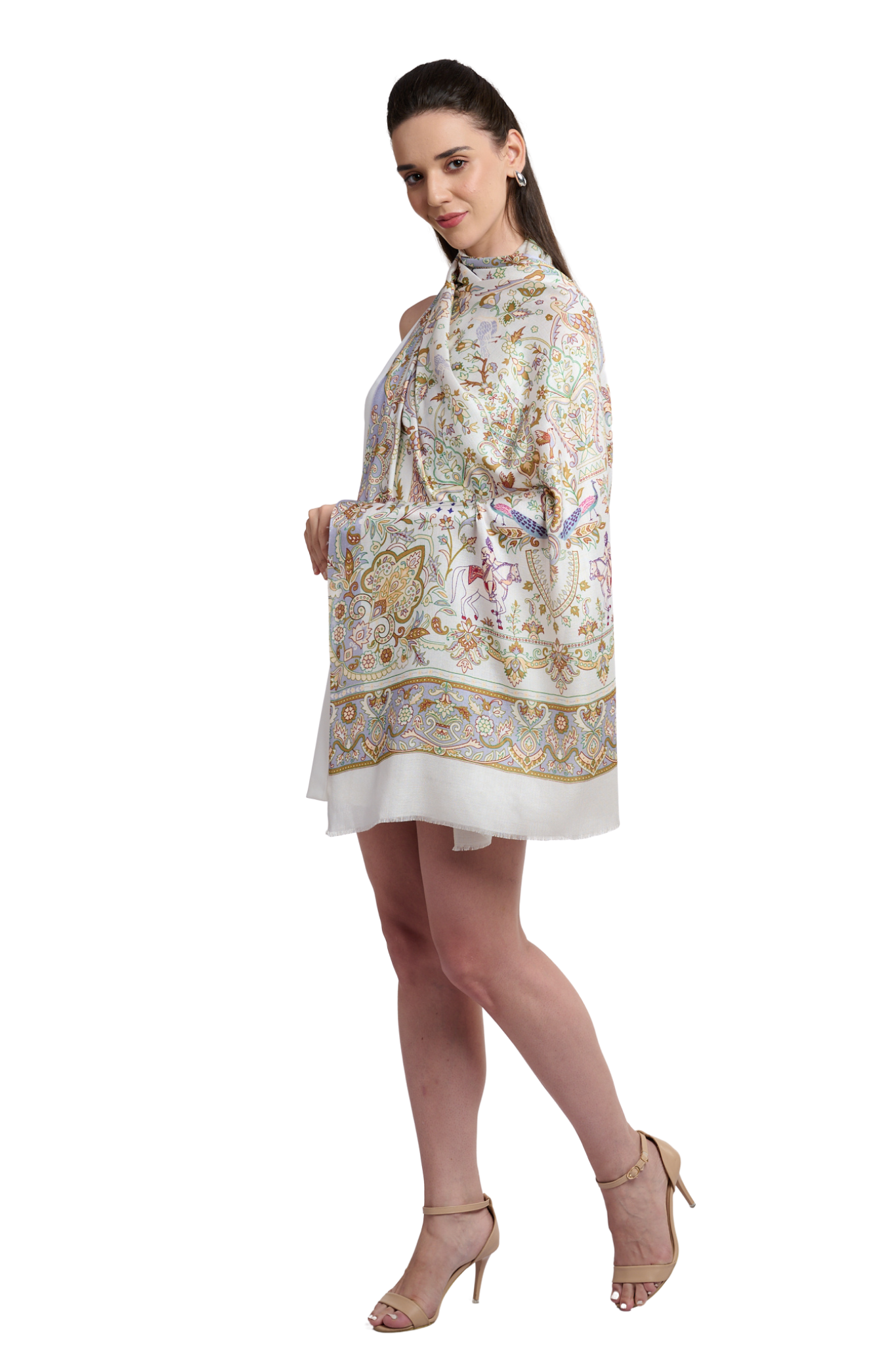 Women's Printed Modal Darbar Stole