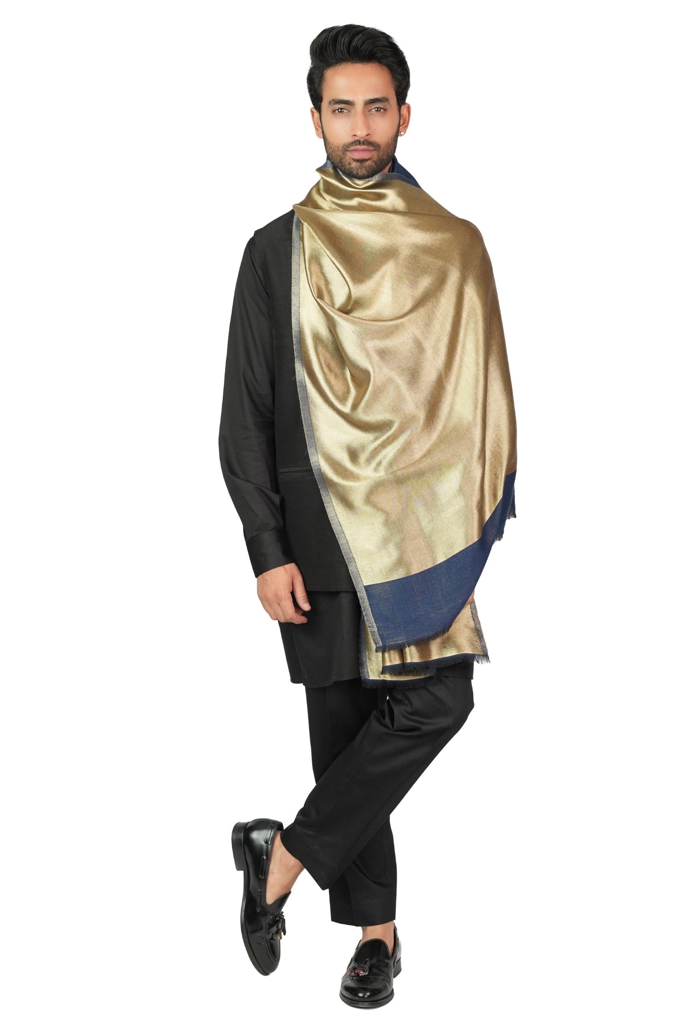 Taroob Solid Glitz Resham Stole