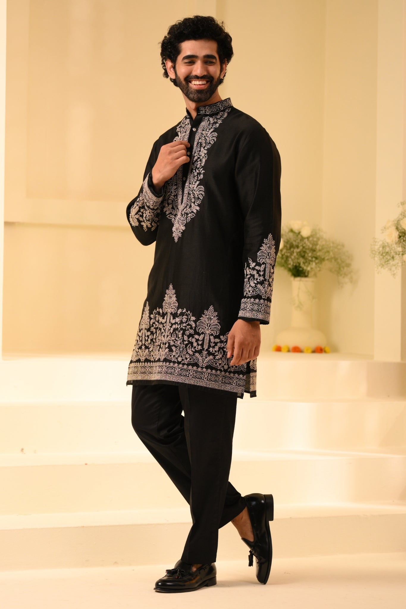 Taroob Embellished Festive Kurta Pajama Set