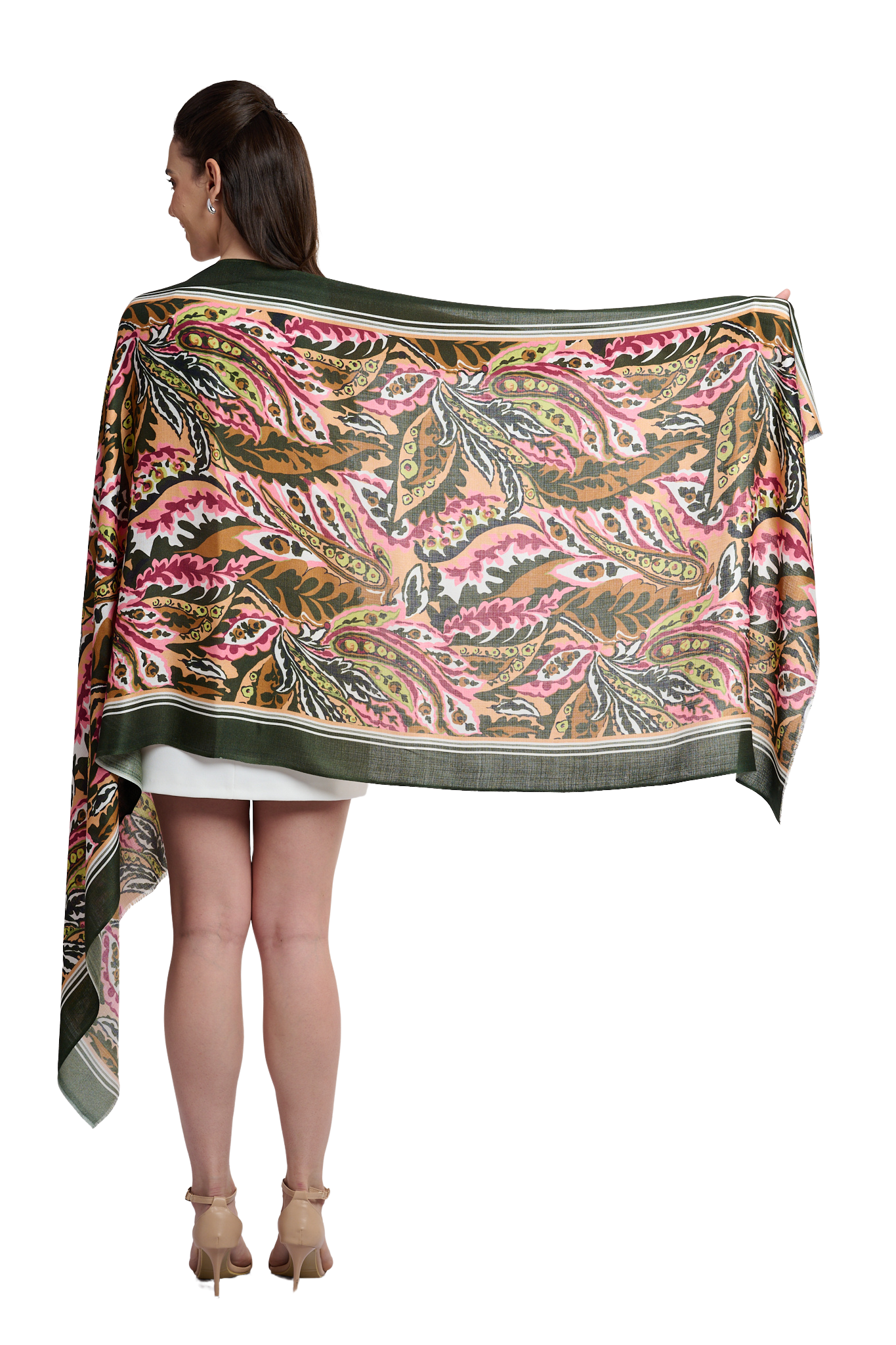 Women's Printed Modal Paisley Scarf