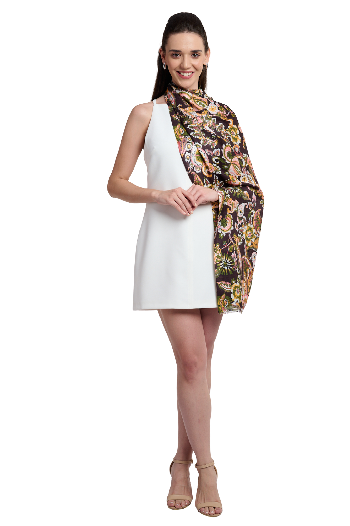 Women's Printed Modal Paisley Stole