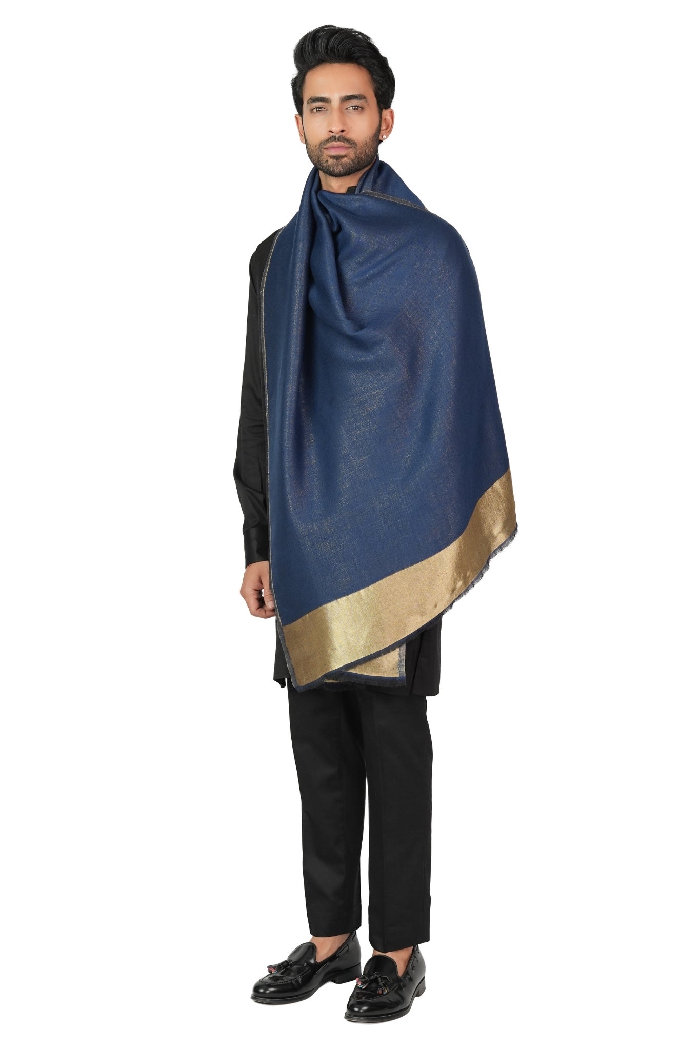 Taroob Solid Glitz Resham Stole