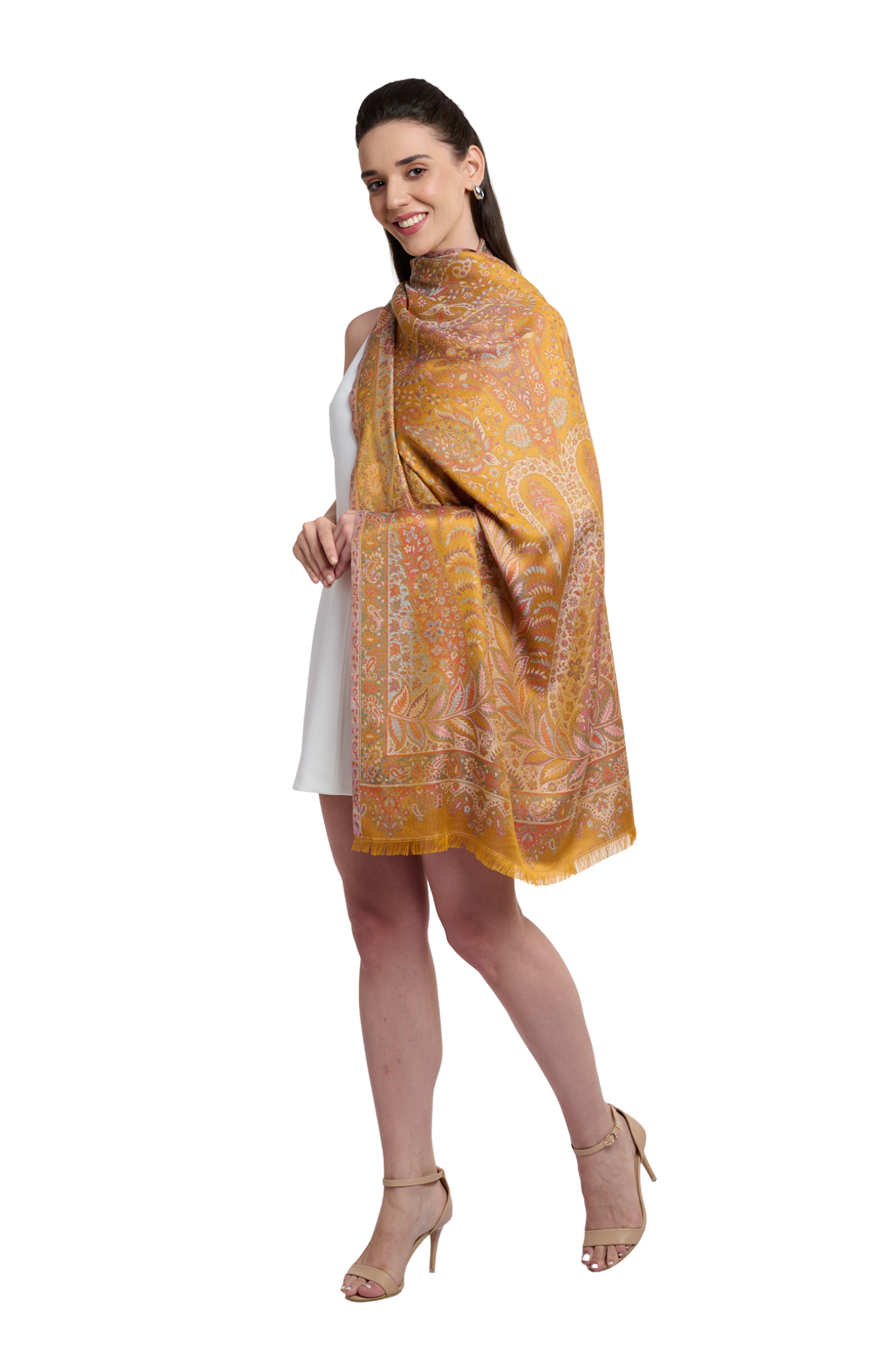 Women's Soft Silk Jamawar Shawl