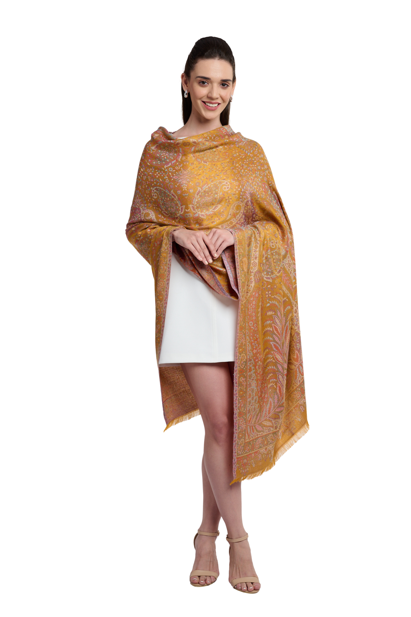 Women's Soft Silk Jamawar Shawl