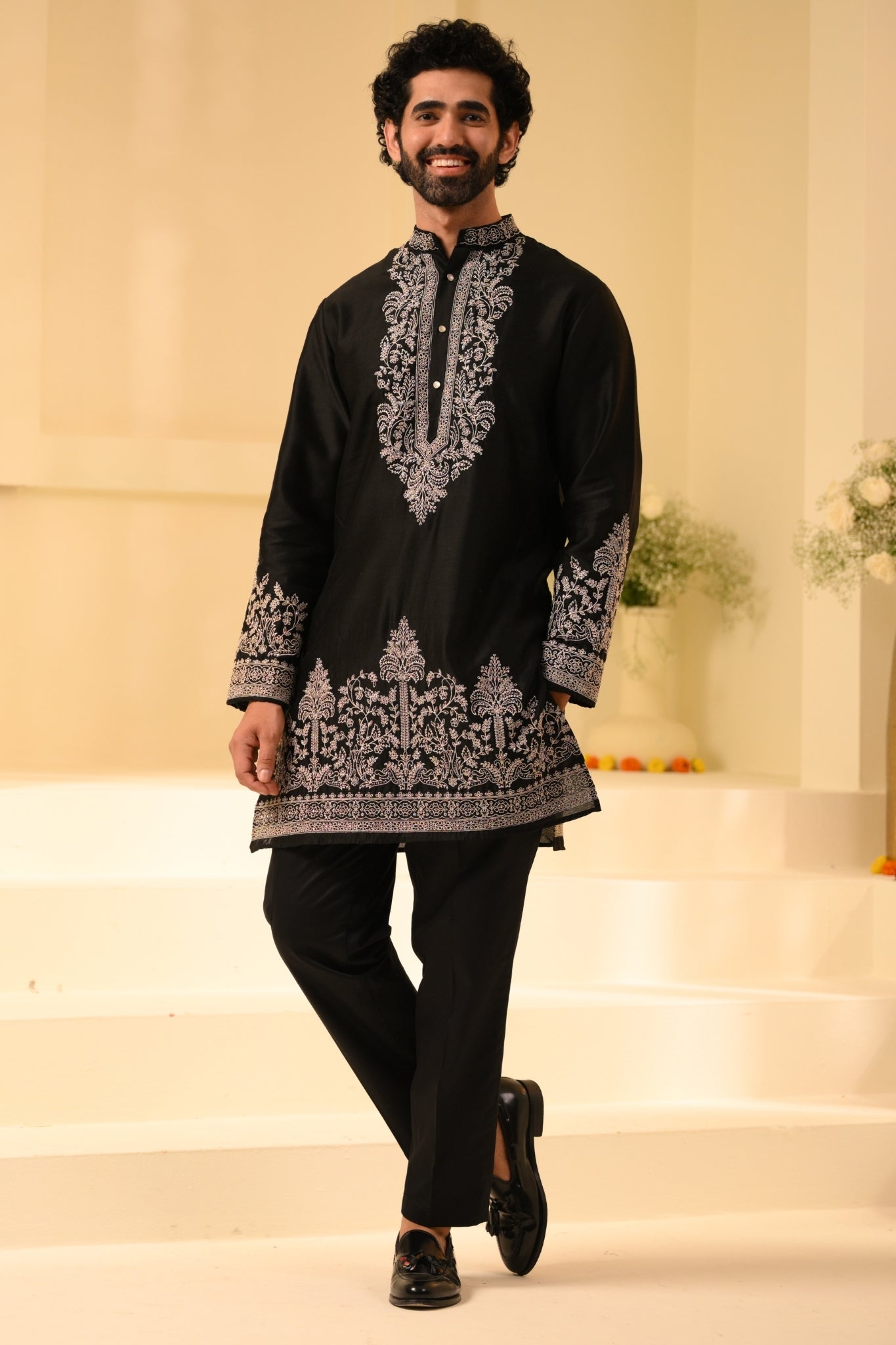 Taroob Embellished Festive Kurta Pajama Set