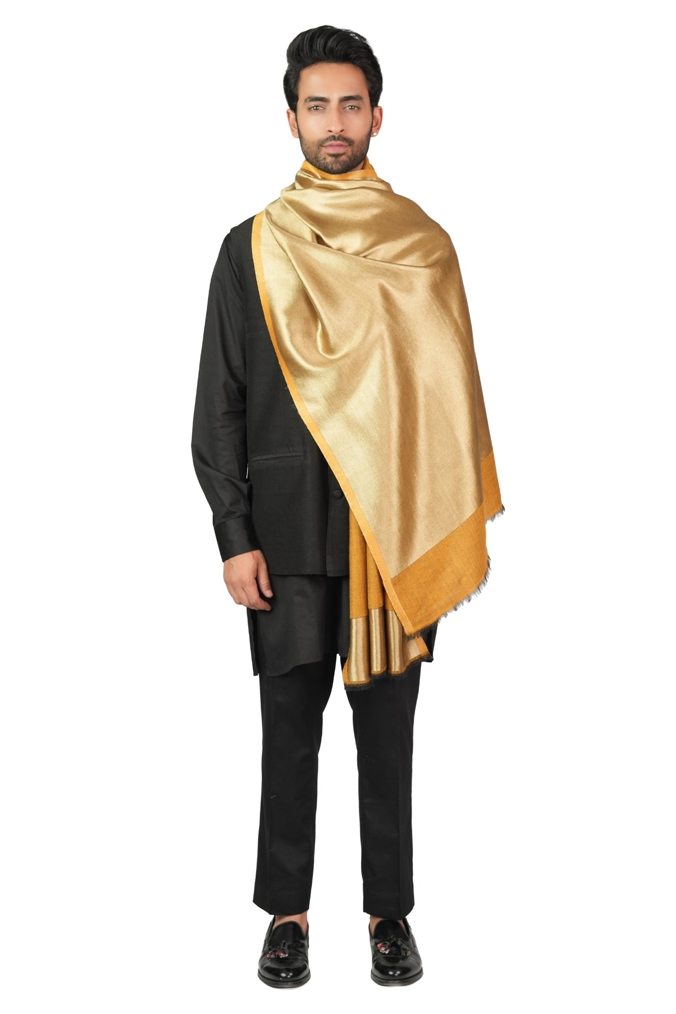 Taroob Solid Glitz Resham Stole