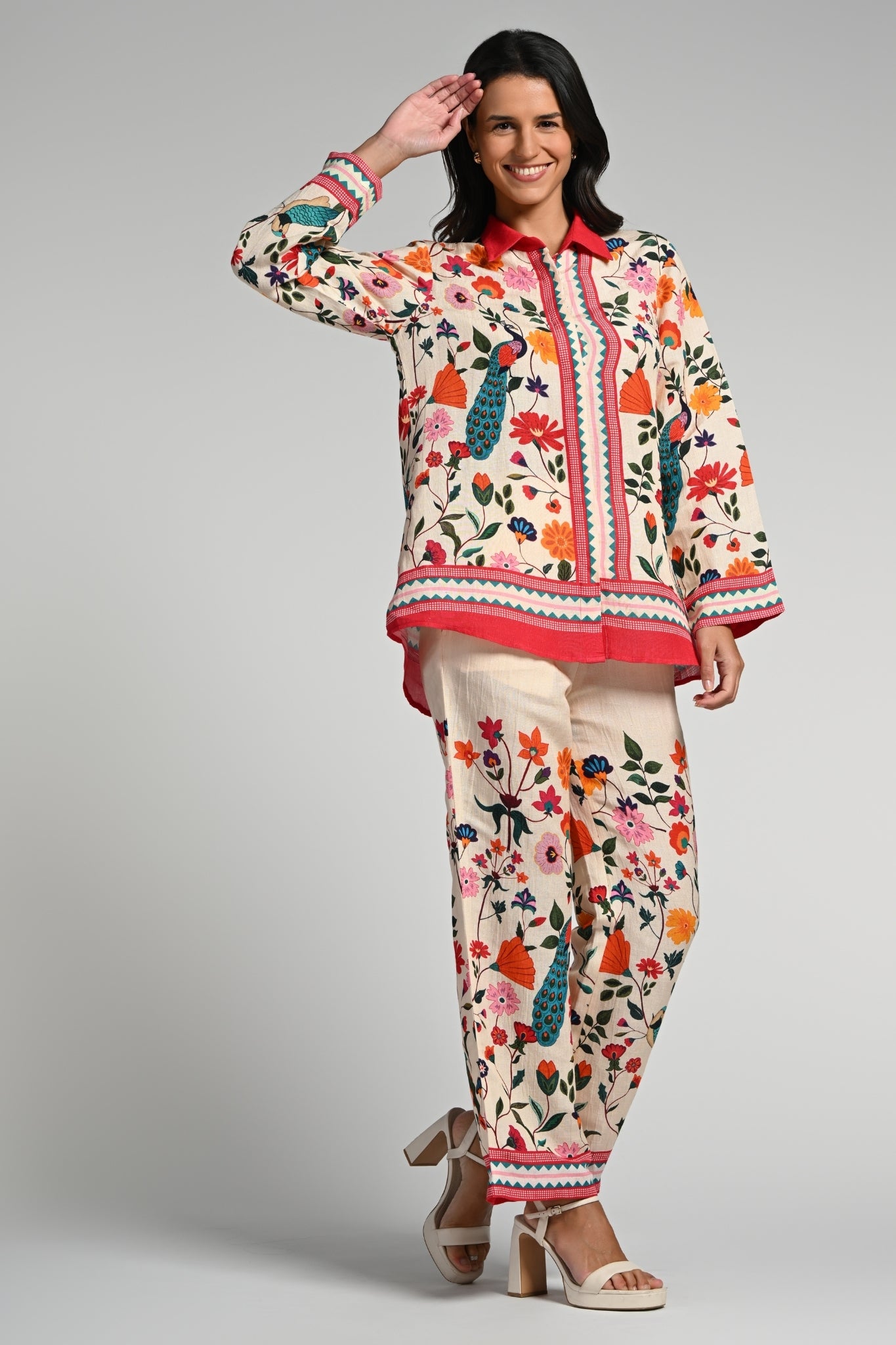 Taroob Bageecha Linen Co-ord Set