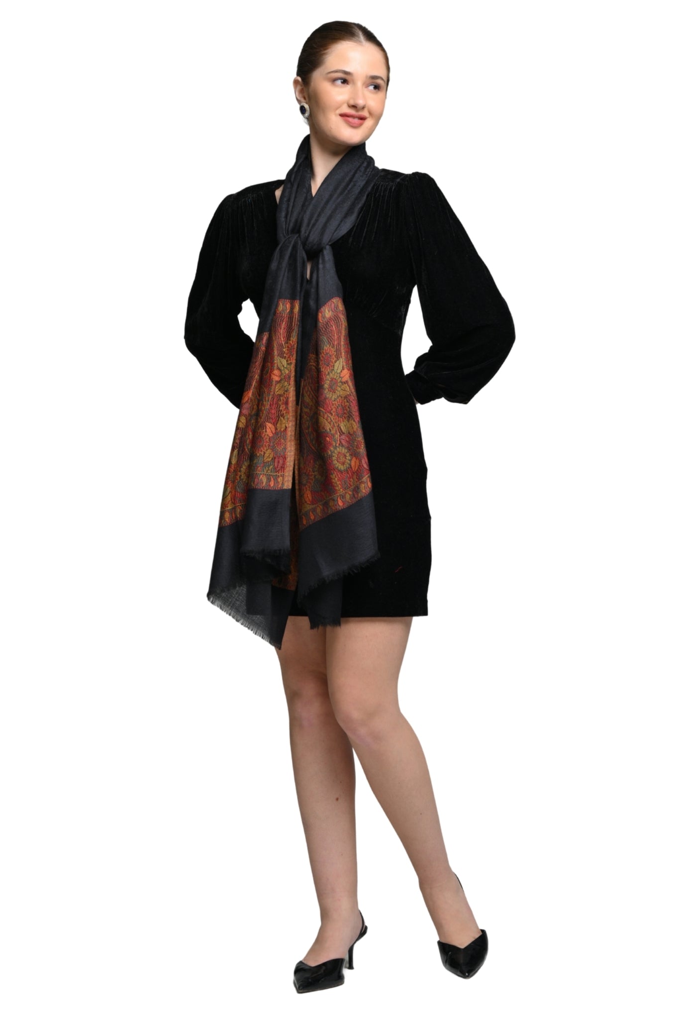 Taroob Wool Rich Kashmiri Stole