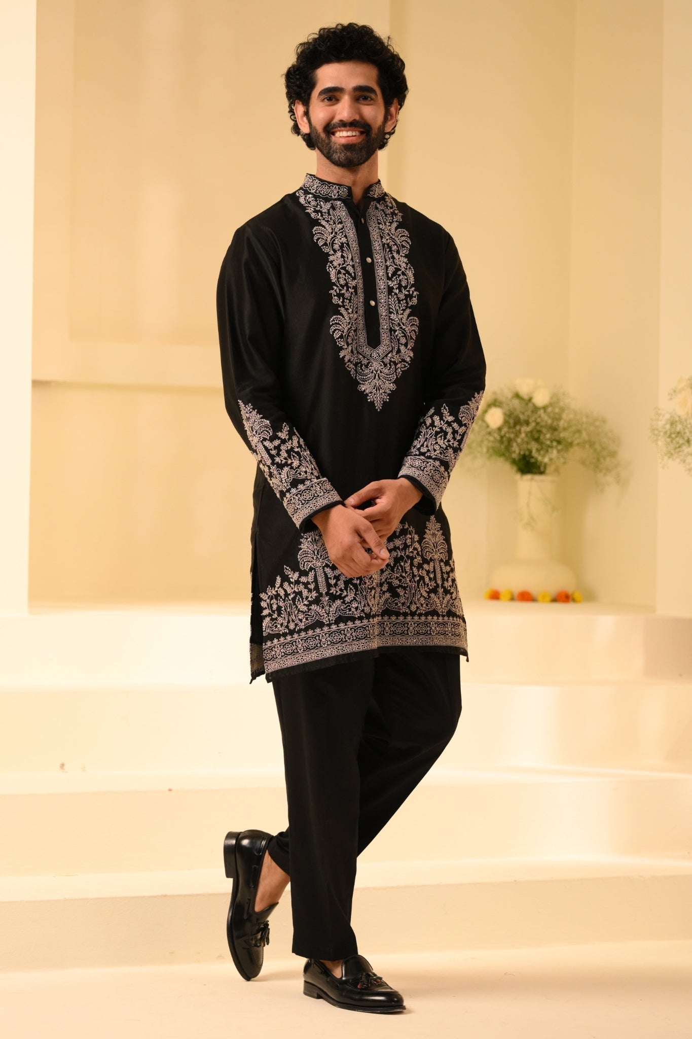 Taroob Embellished Festive Kurta Pajama Set
