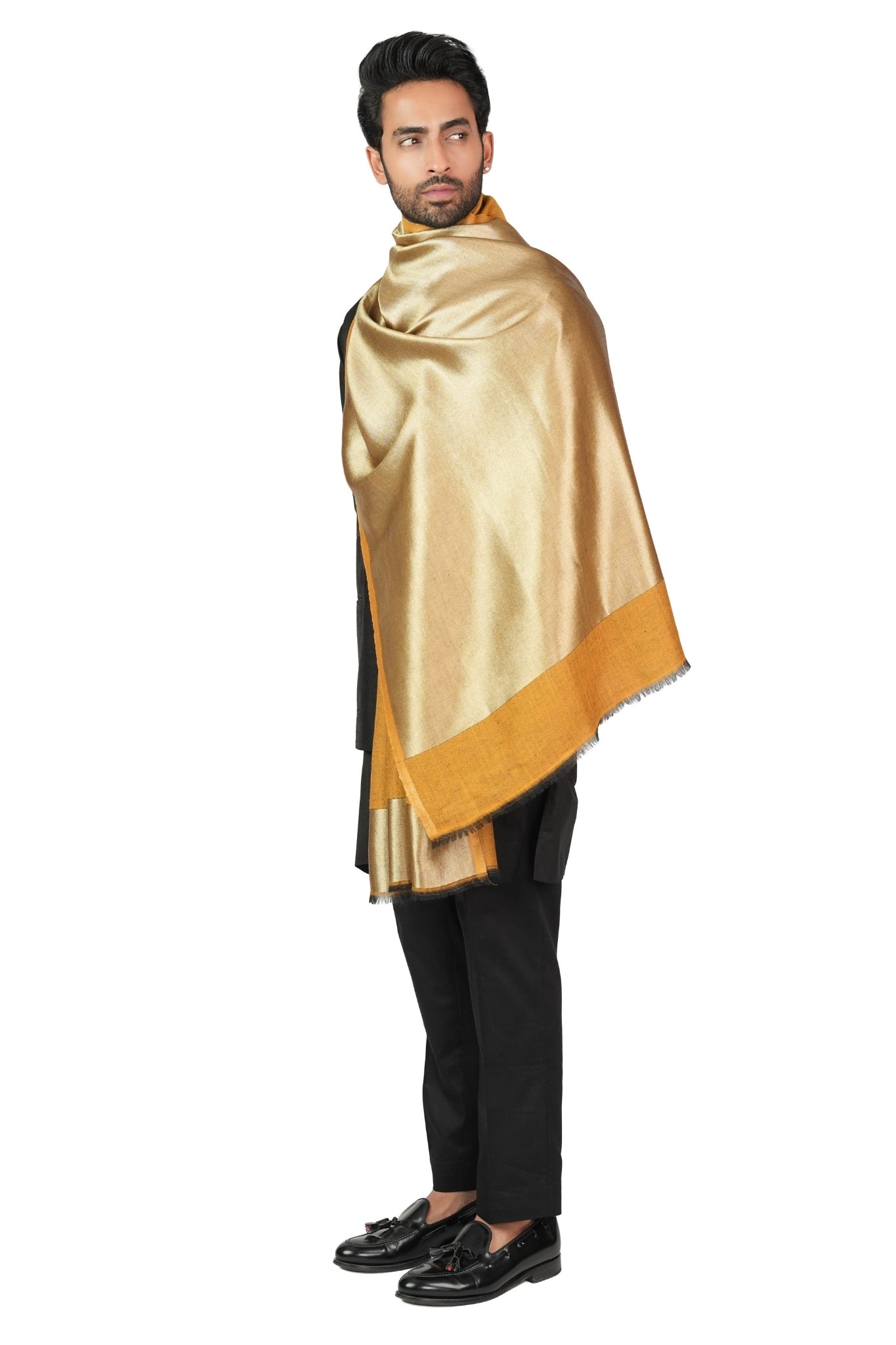 Taroob Solid Glitz Resham Stole