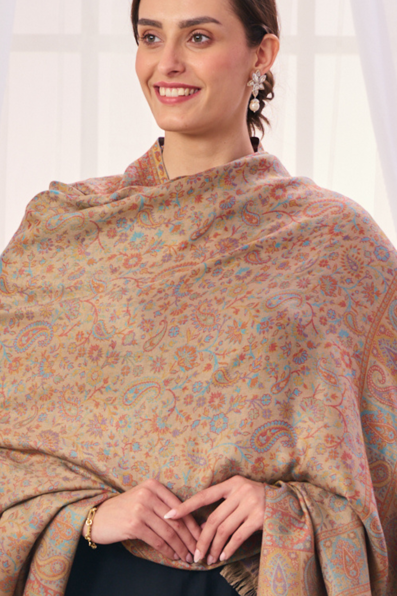 Women's Silk Modal Kaani Shawl