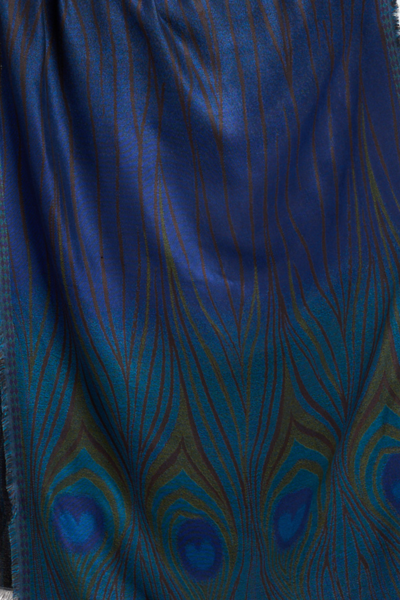 Women's Royal Peacock Silk Stole