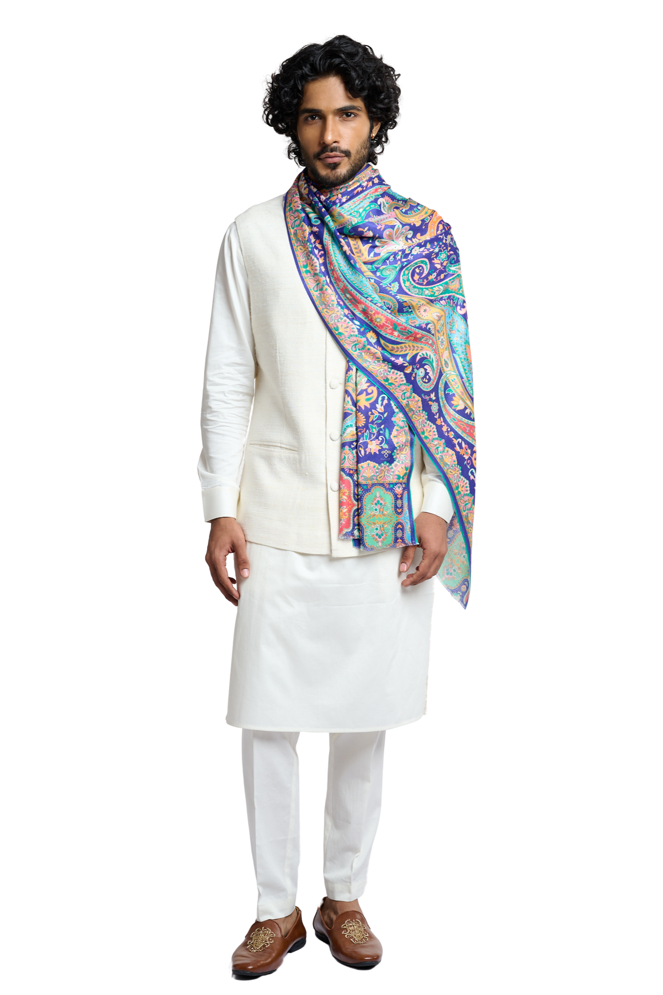 Men's Printed Royal Modal Scarf