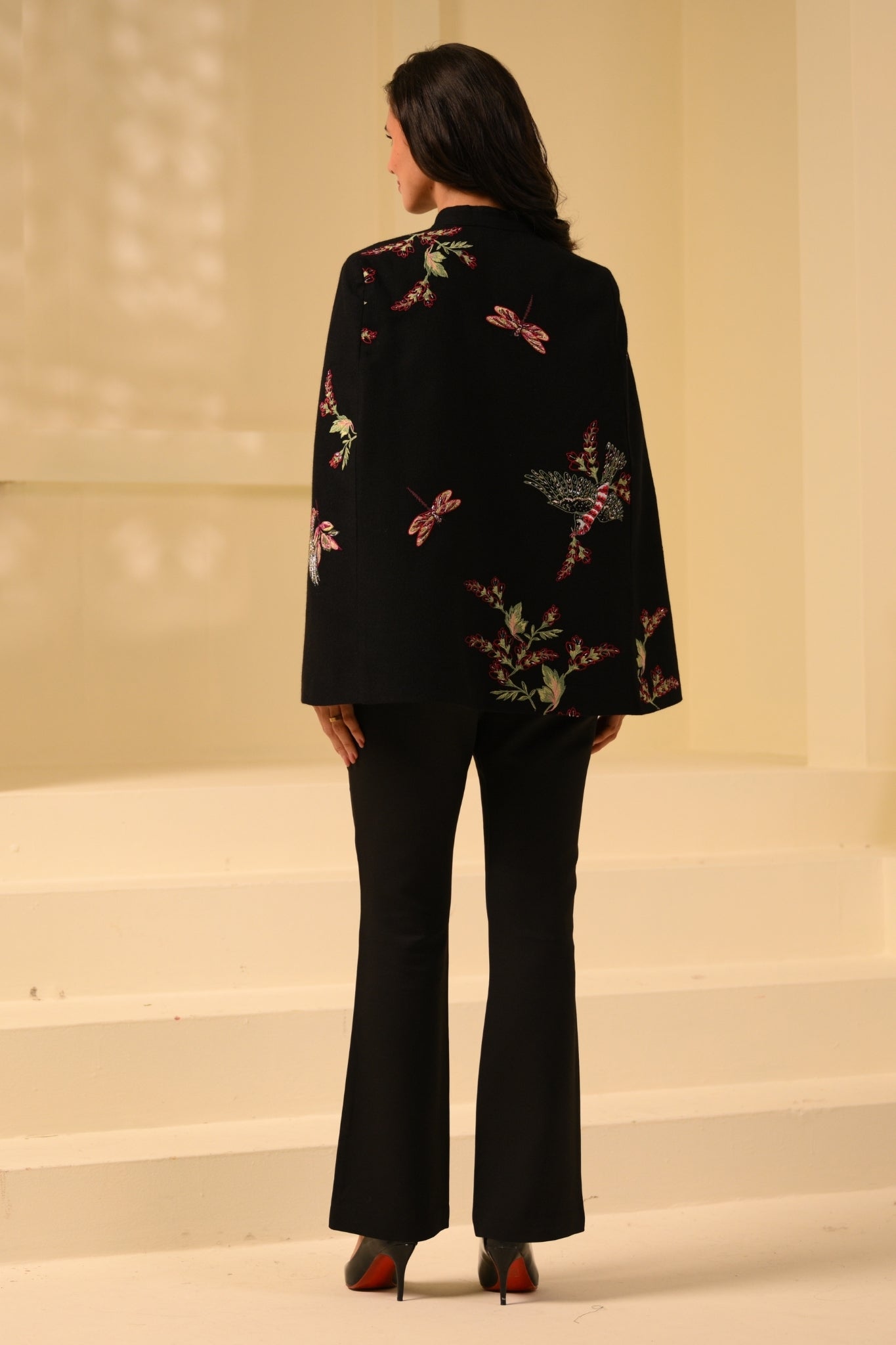 Taroob Eden Embellished Cape