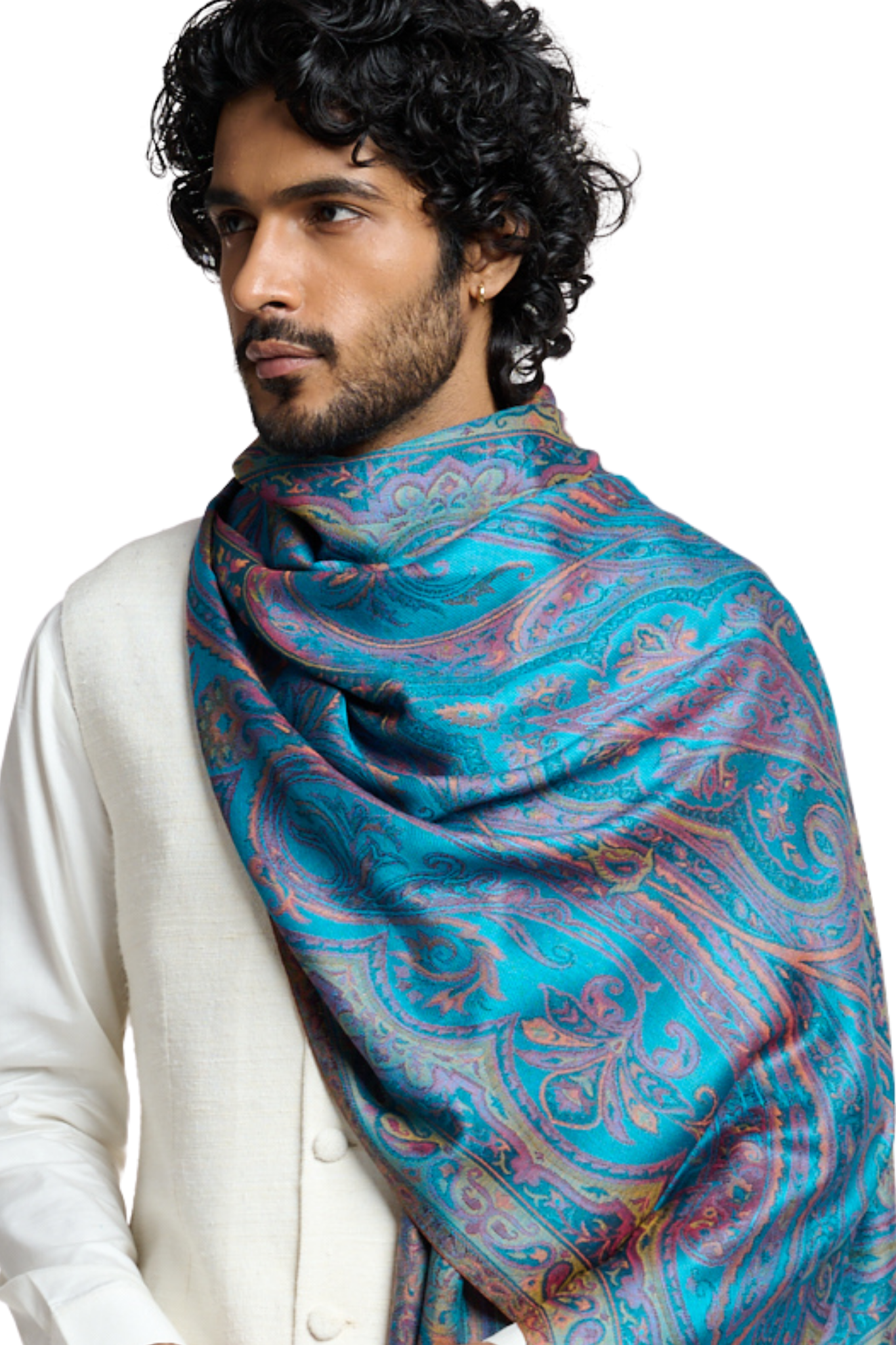 Men's Heritage Reversible Jamawar Scarf